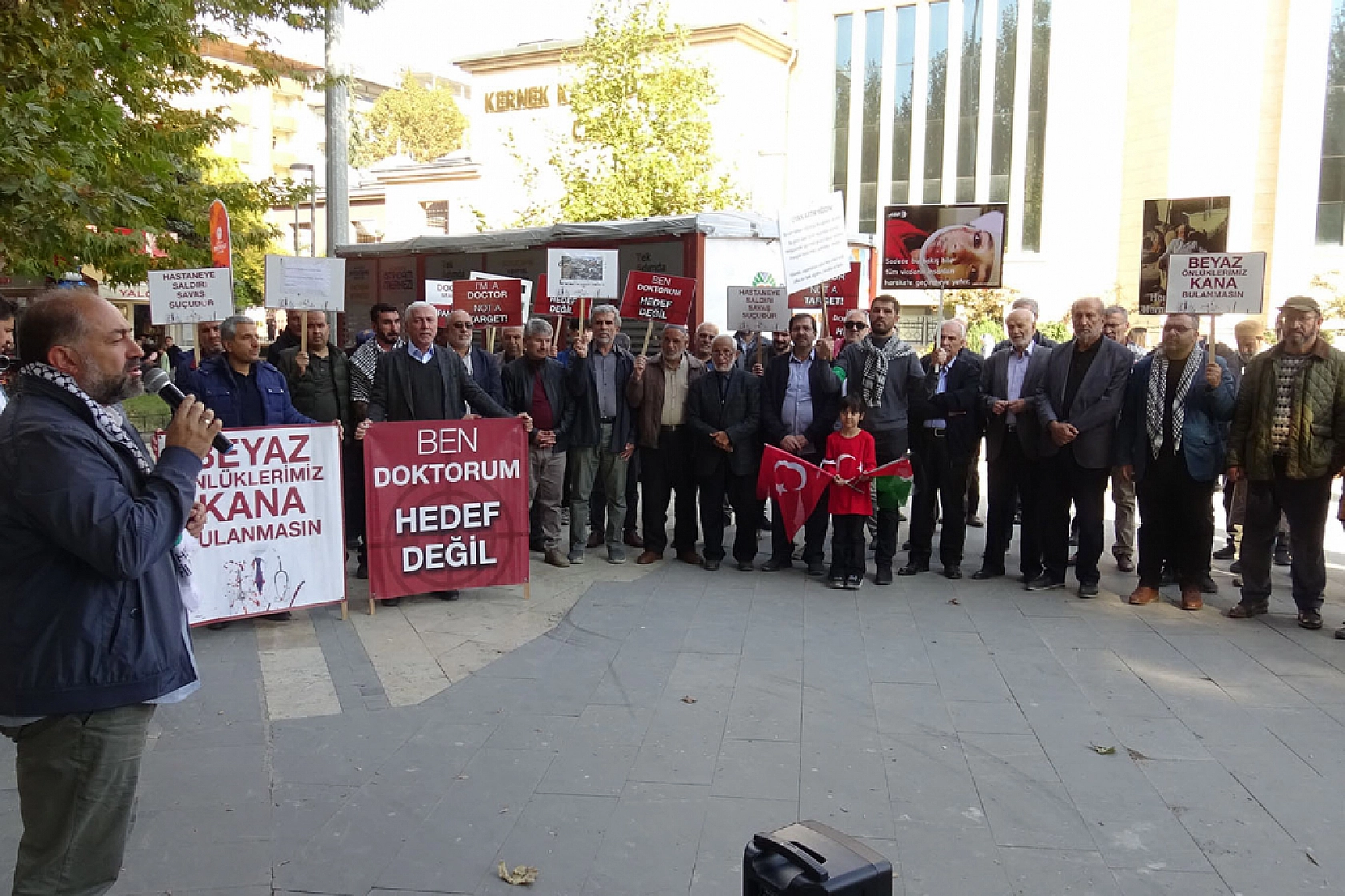 Malatya'da Katil İsrail'e Tepki Sürüyor