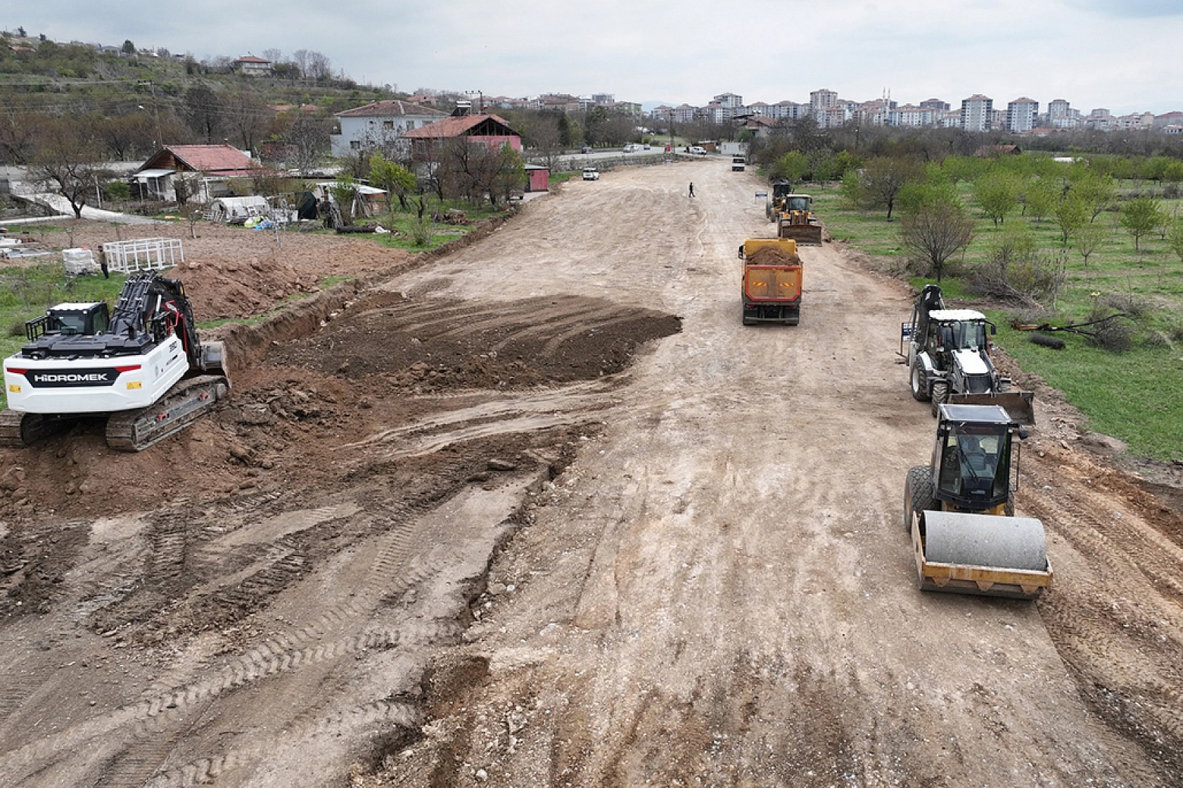 Kuzey Kuşak Yolu 2. Etap çalışmaları başladı! 11 km uzunluğunda 30 m genişliğinde olacak!