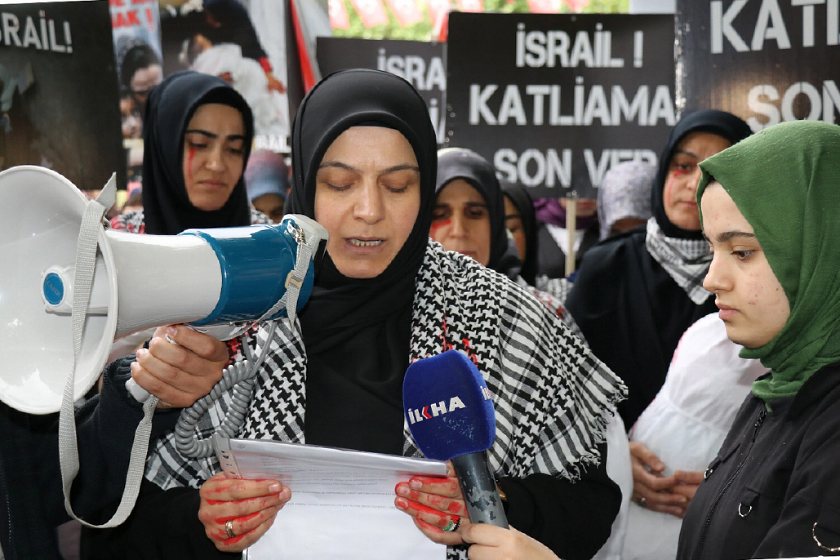Malatya'dan Gazze'deki soykırıma tepki..!