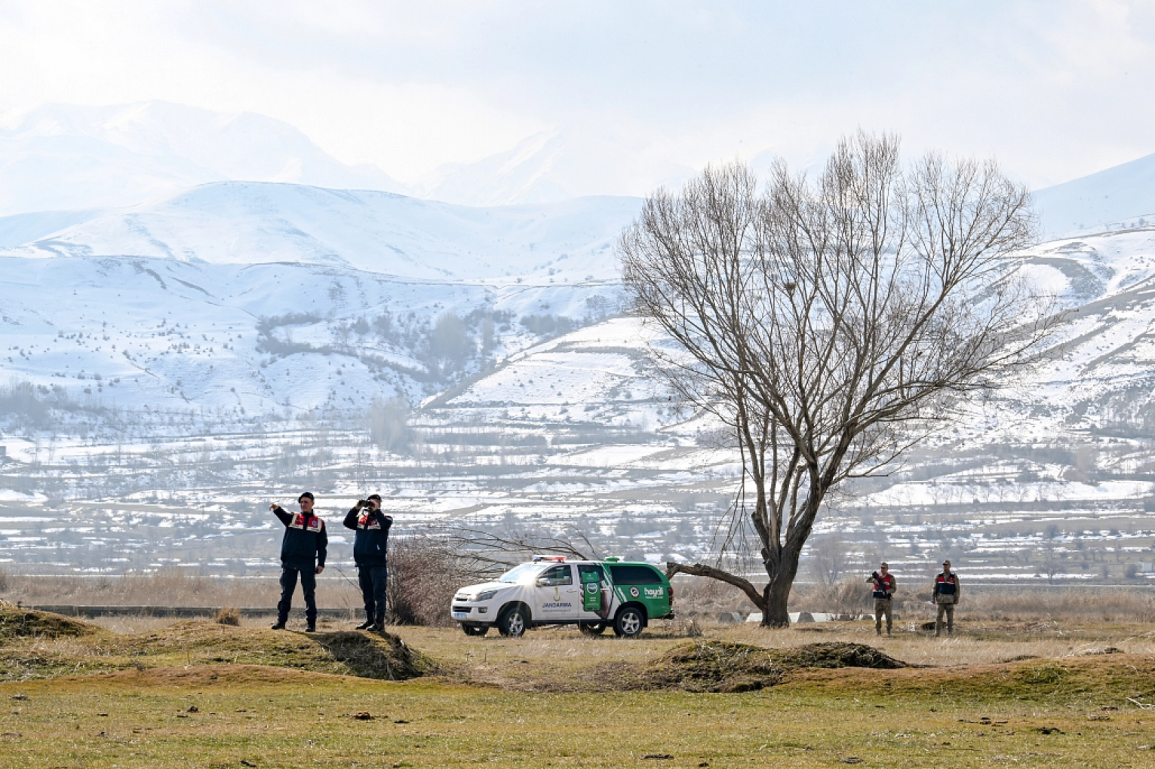 Jandarma göçmen kuş nöbetinde
