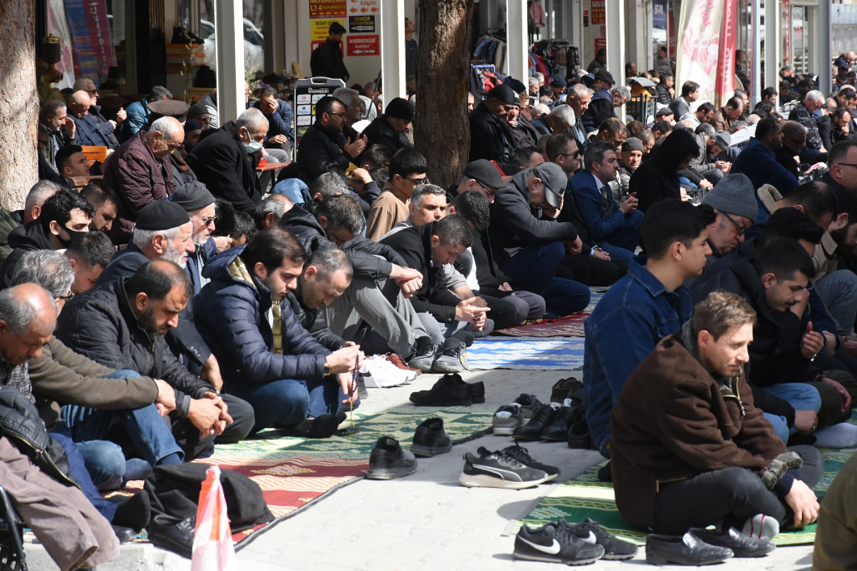 Malatya'da Gazze için eller semada