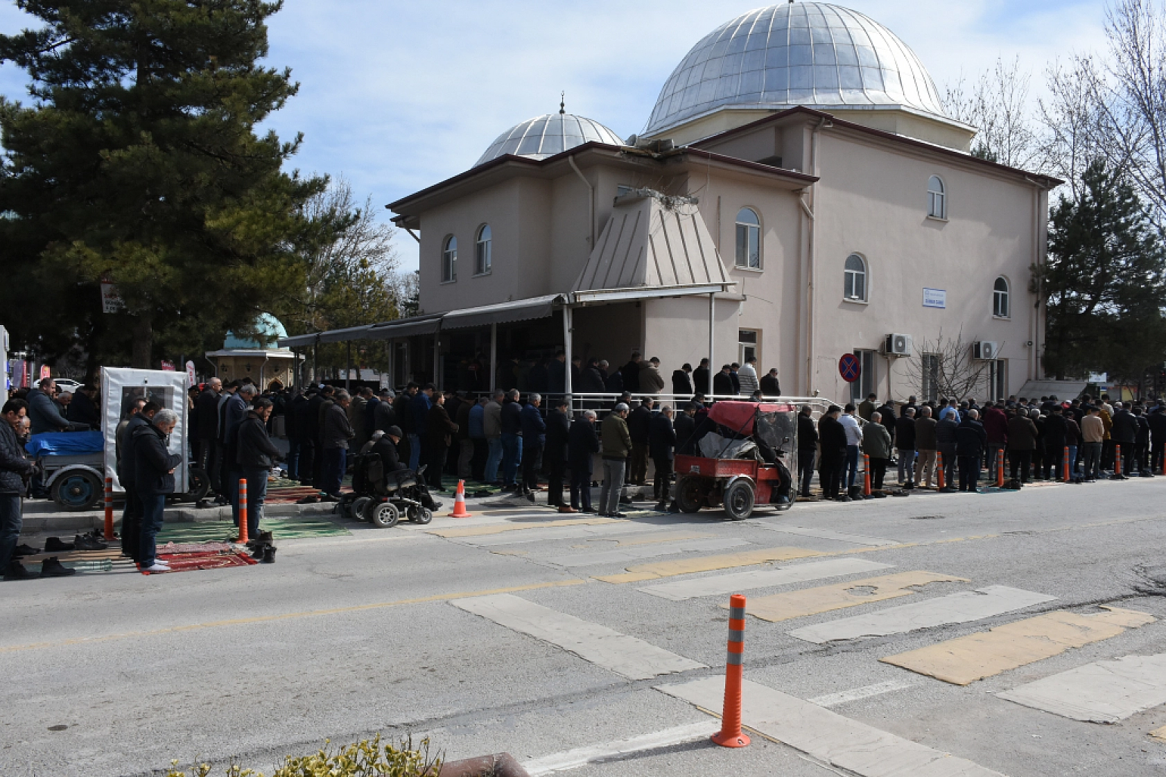 Malatya'da Gazze için eller semada