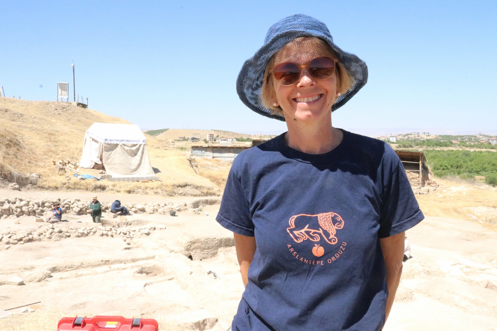 Arslantepe Höyüğü'nde 3 bin yıllık sur duvarı onarılıyor!