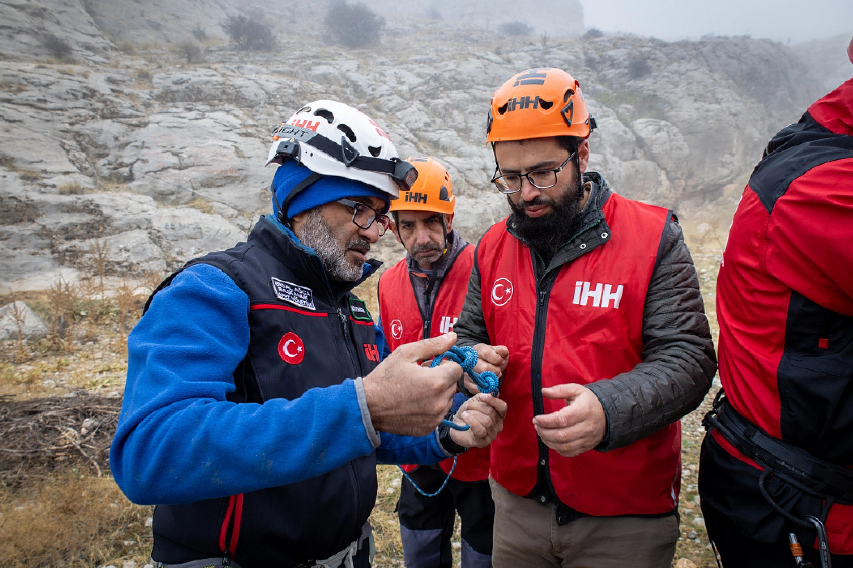 Malatya İHH ekibi afete hazırlık kapsamında eğitim yaptı