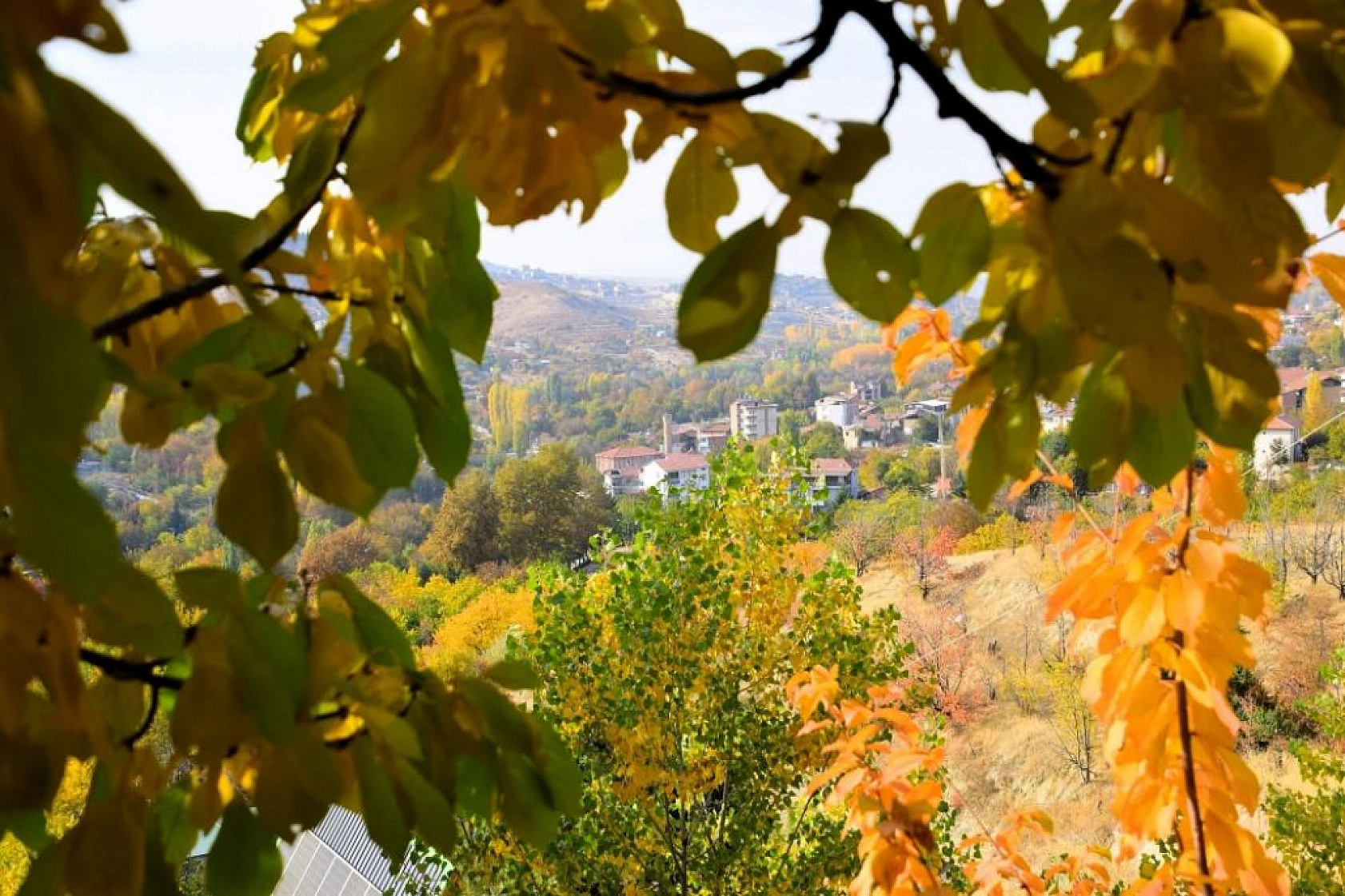 Yeşilyurt Sonbaharın Renk Cümbüşüyle Görsel Şov Sunuyor