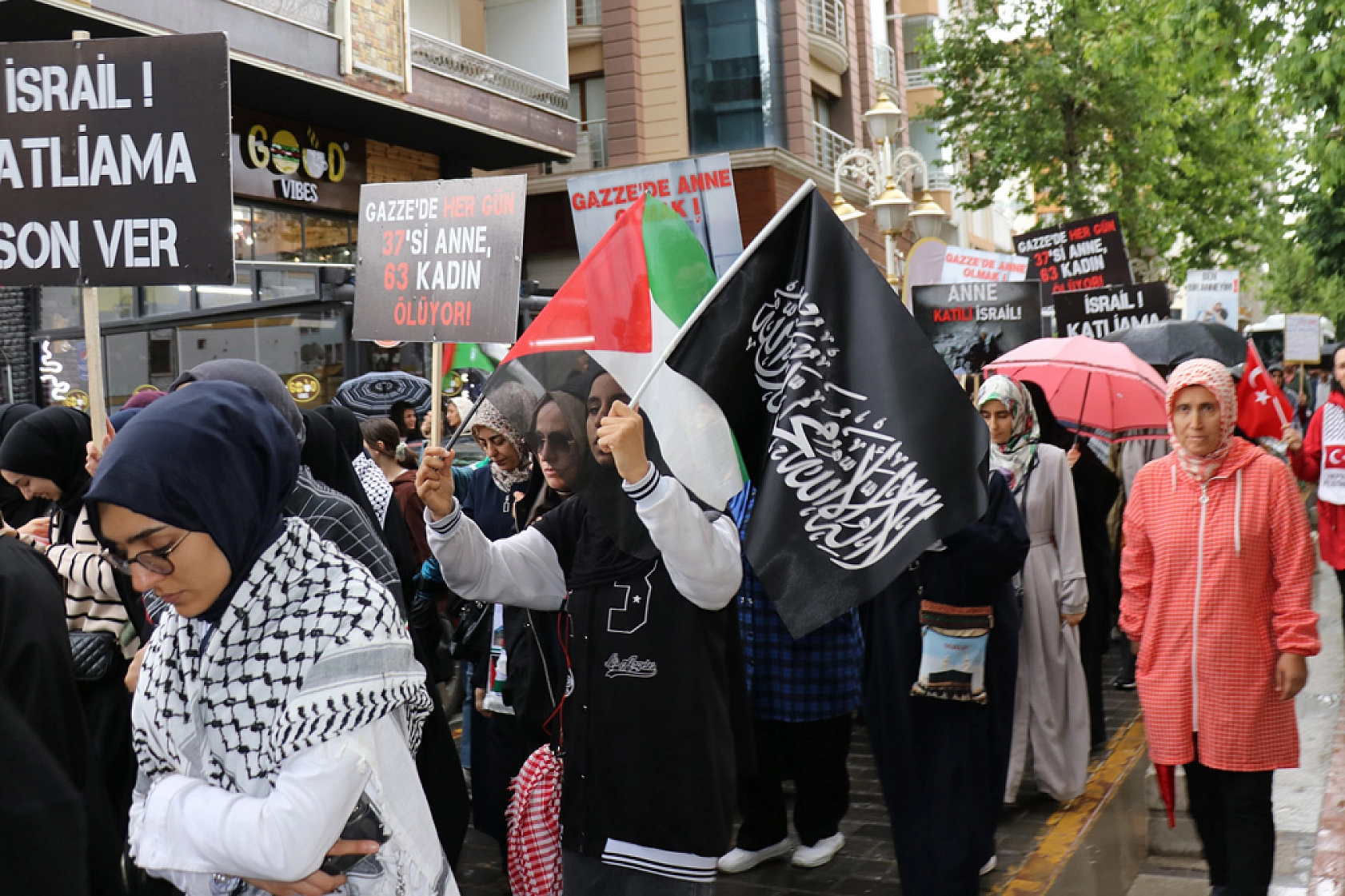 Malatya'dan Gazze'deki soykırıma tepki..!