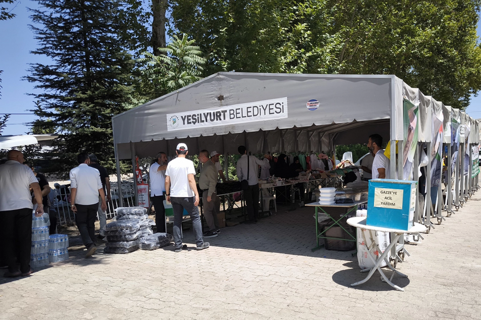 Gazze için Malatya'da yardım kermesi: Her cuma farklı camide