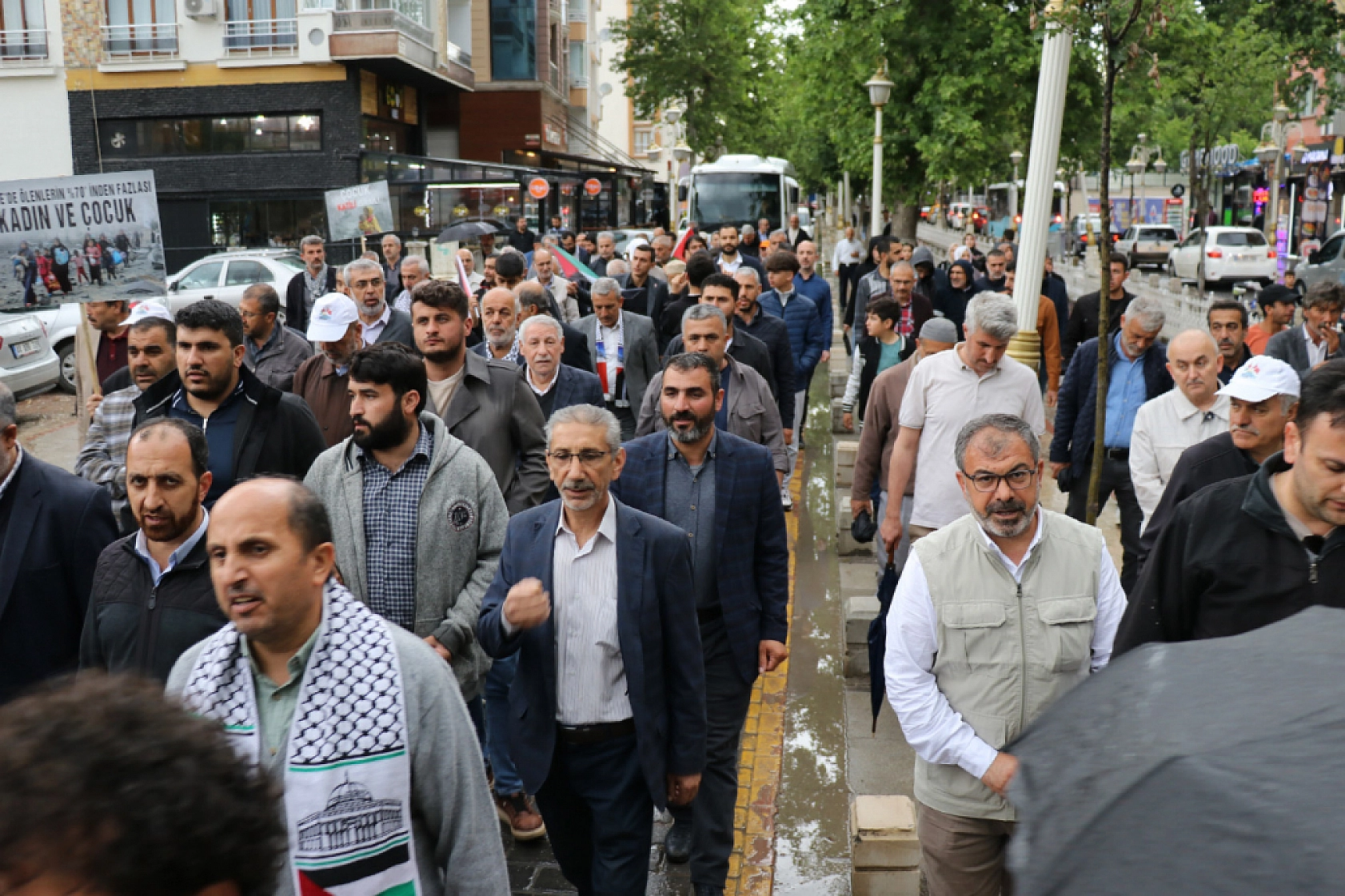 Malatya'dan Gazze'deki soykırıma tepki..!