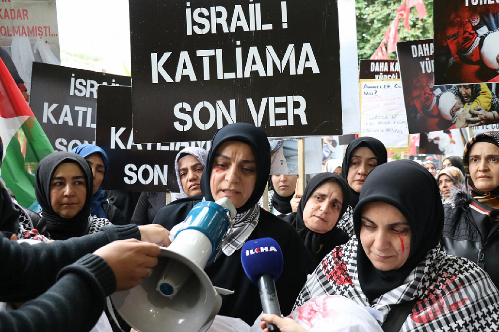 Malatya'dan Gazze'deki soykırıma tepki..!