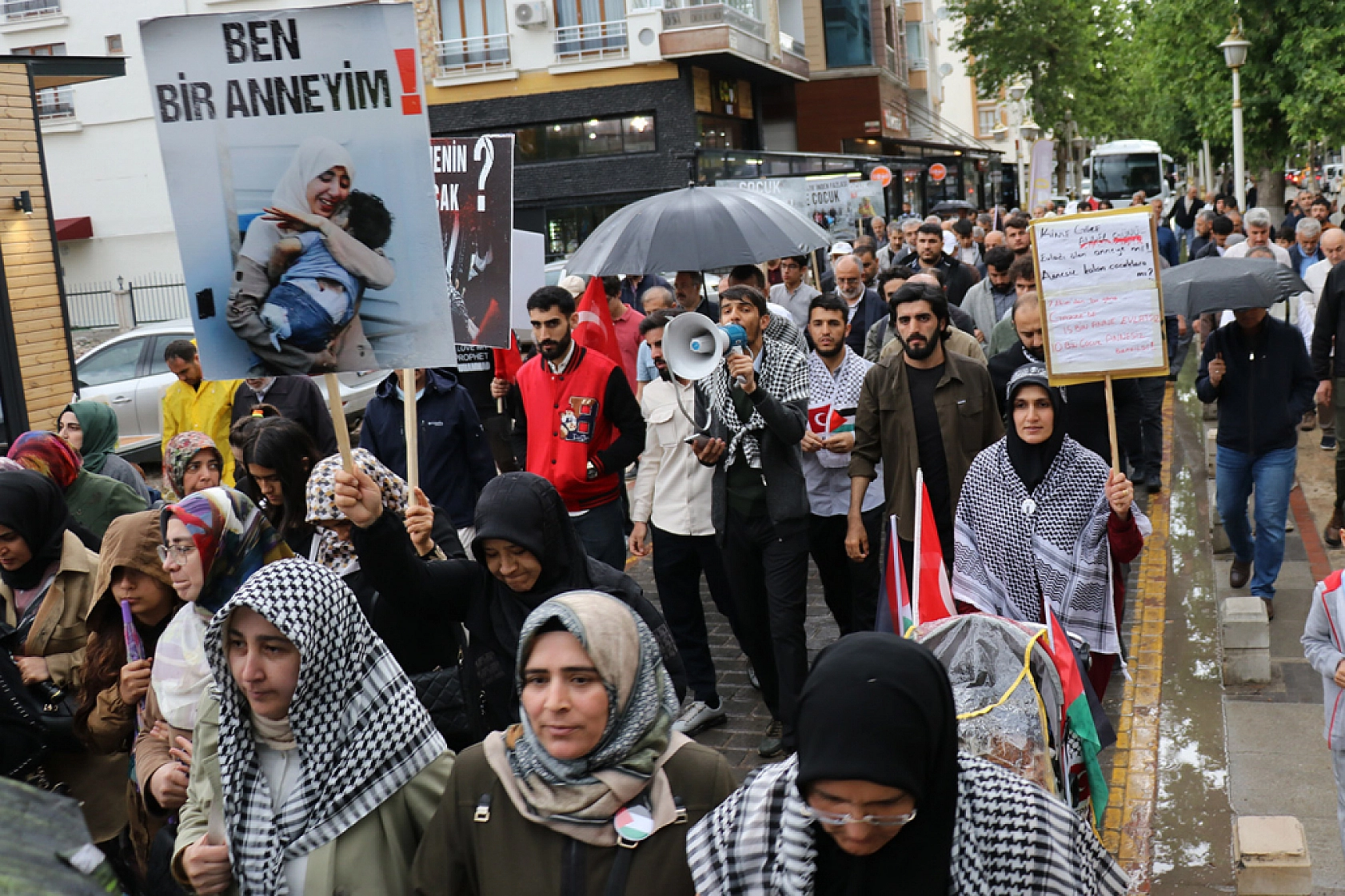Malatya'dan Gazze'deki soykırıma tepki..!