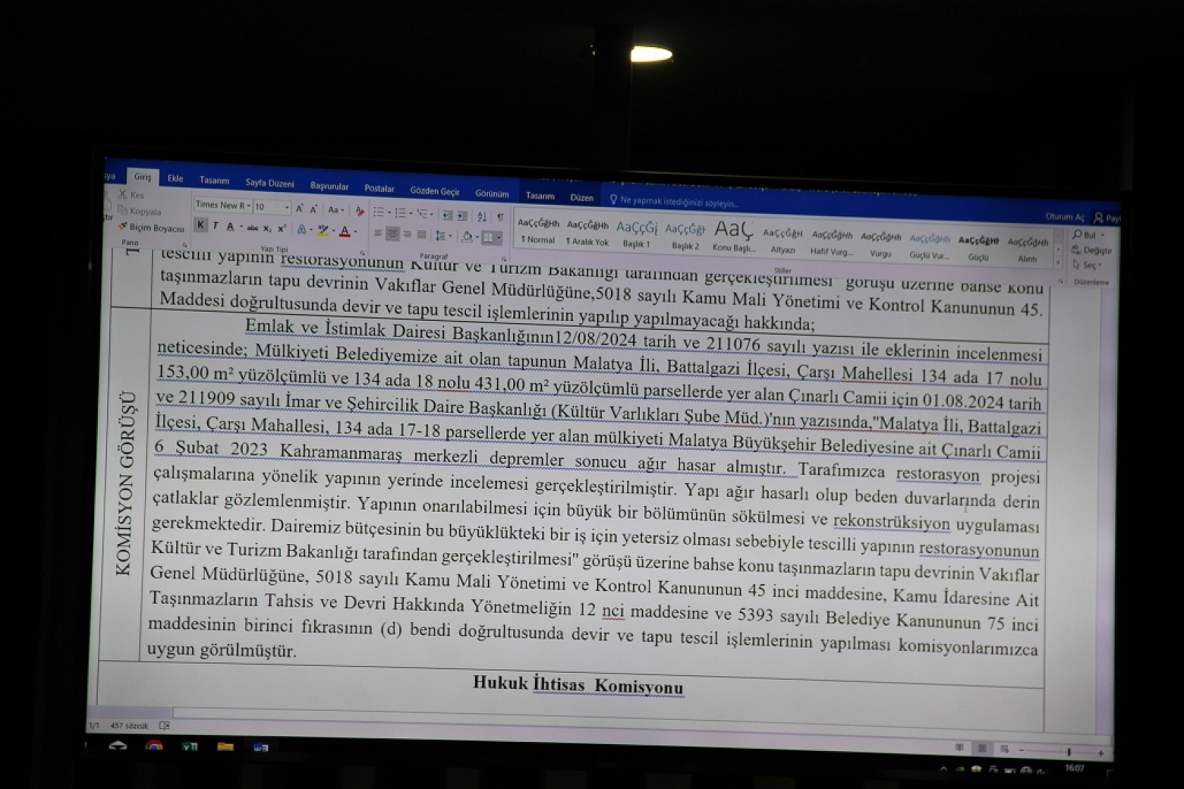 Restorasyona Para Yetmedi! Bakanlık Devreye Girecek