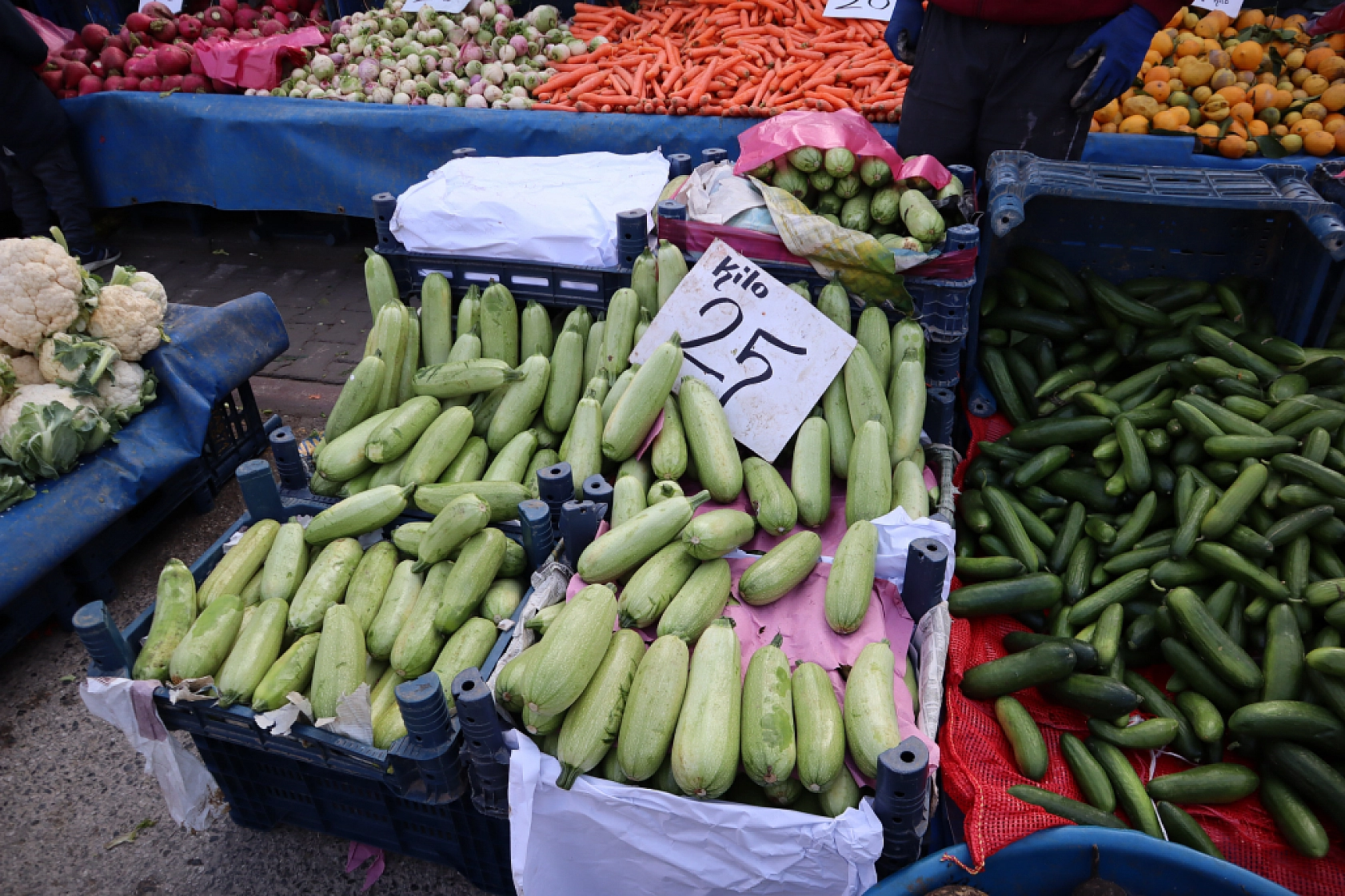 Market Fiyatları Yükseldi! Vatandaş Semt Pazarlarına Akın Etti! İşte güncel Meyve Sebze Fiyatları...
