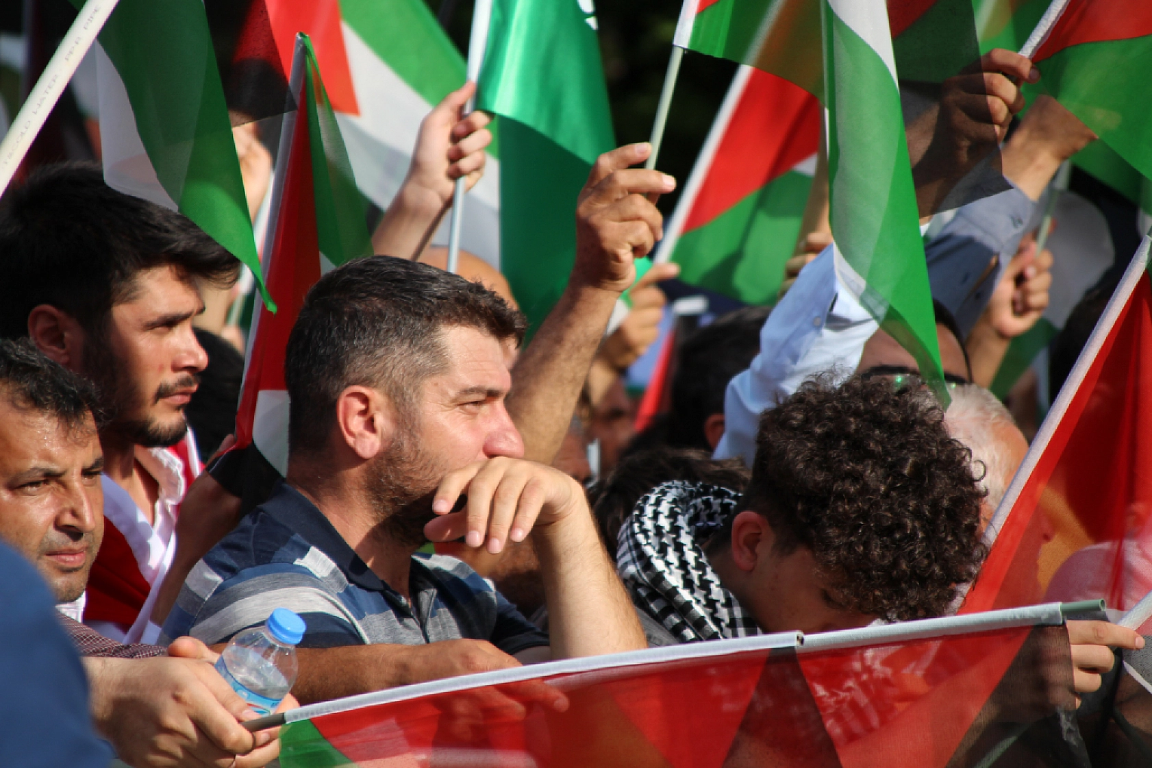 Malatya'da Gazze Mitingi ile İsrail'e Tepki Gösterildi!