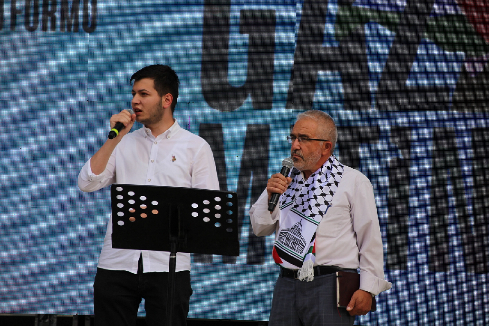 Malatya'da Gazze Mitingi ile İsrail'e Tepki Gösterildi!