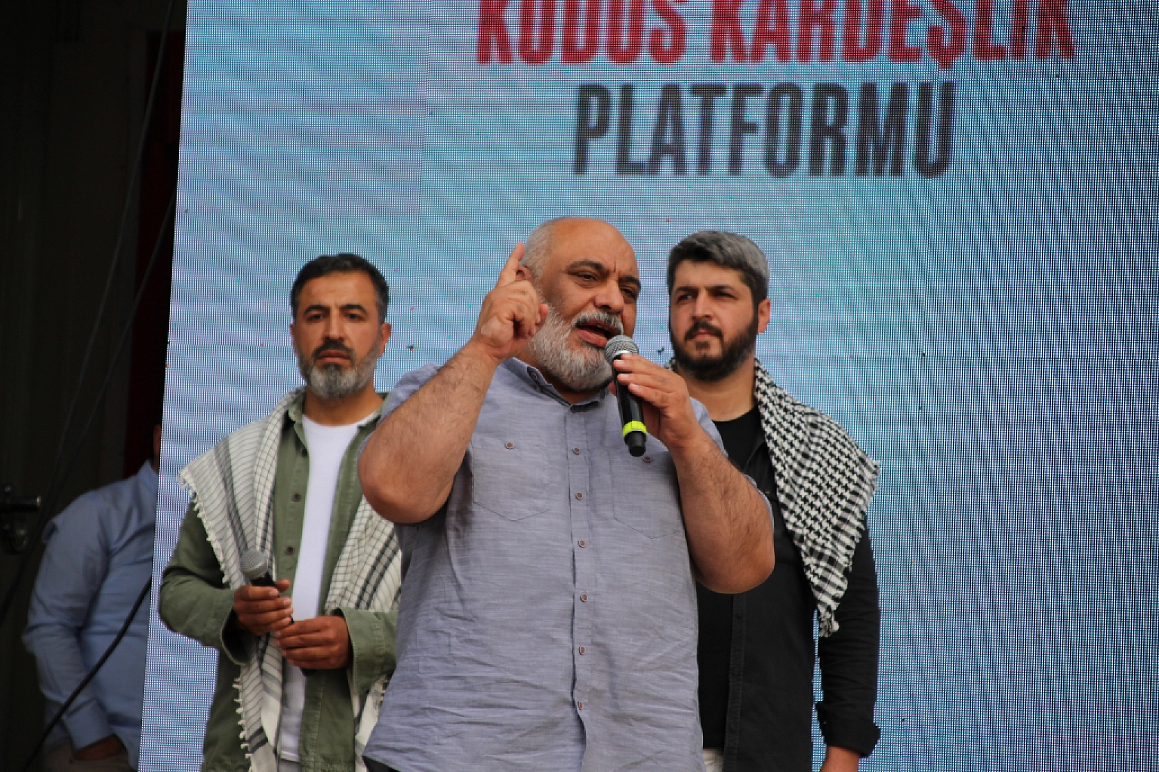 Malatya'da Gazze Mitingi ile İsrail'e Tepki Gösterildi!