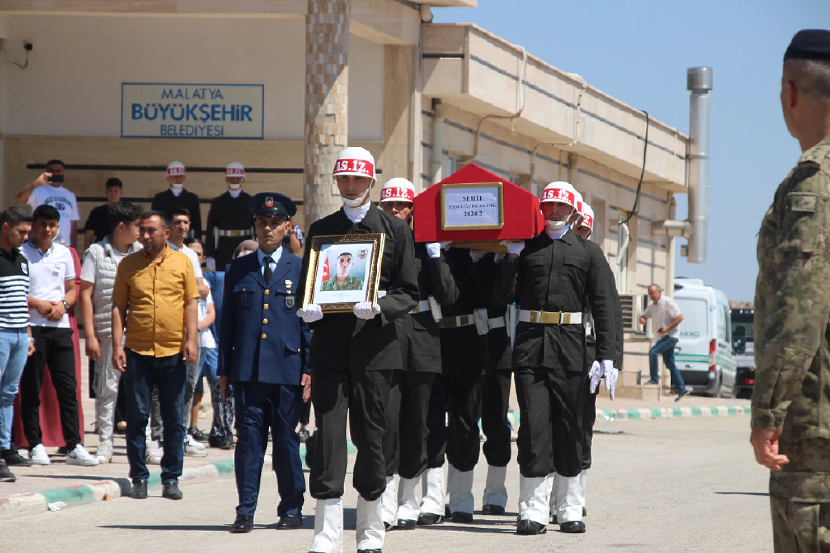 Kahraman Vatan Evladı Malatya'da Son Yolculuğuna Uğurlandı