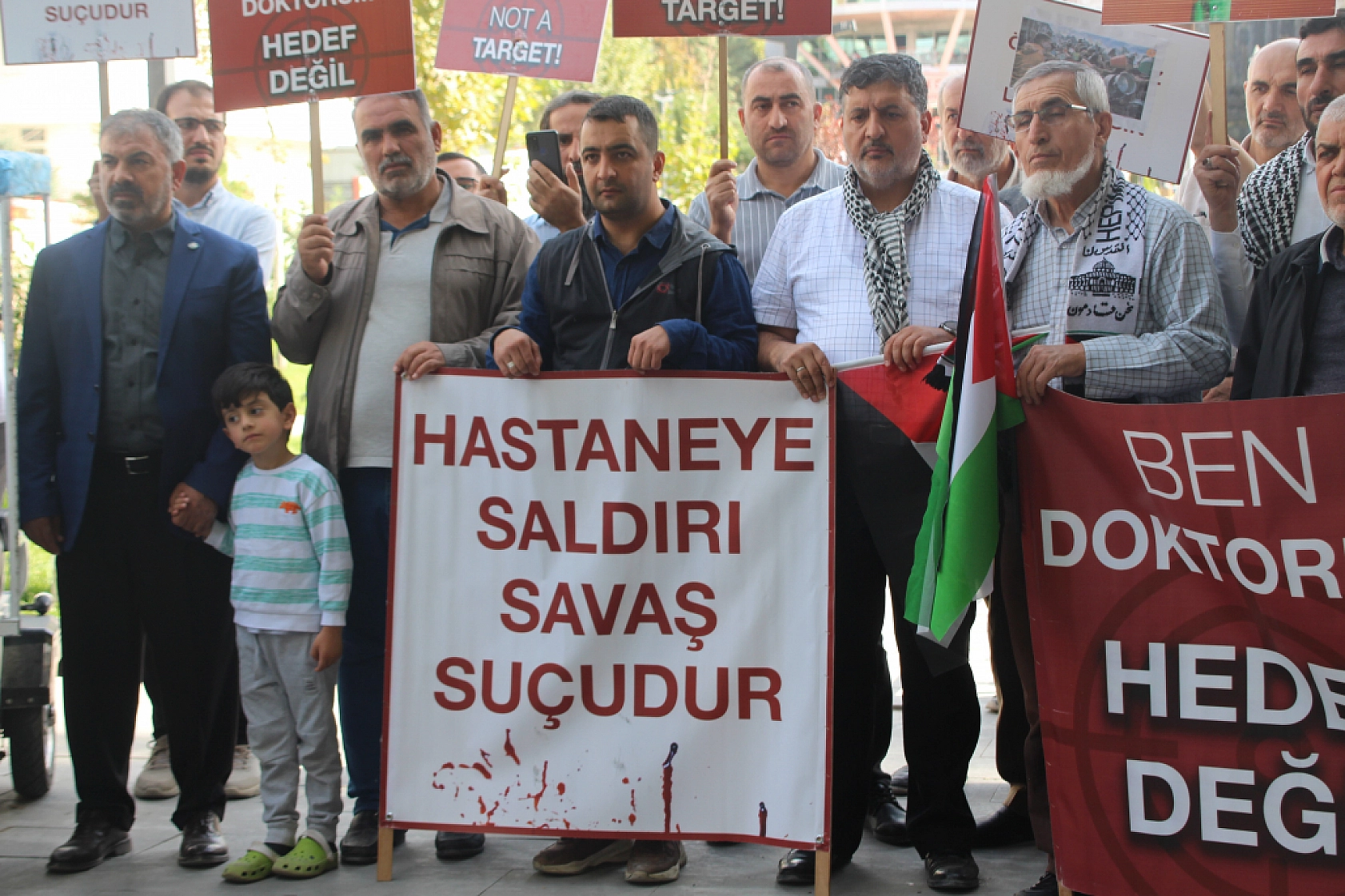 Malatya'dan Gazze'ye Destek Yürüyüşü