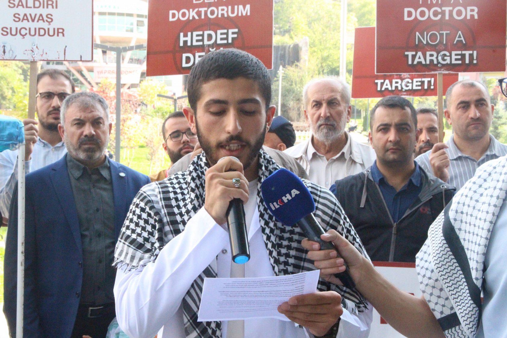 Malatya'dan Gazze'ye Destek Yürüyüşü