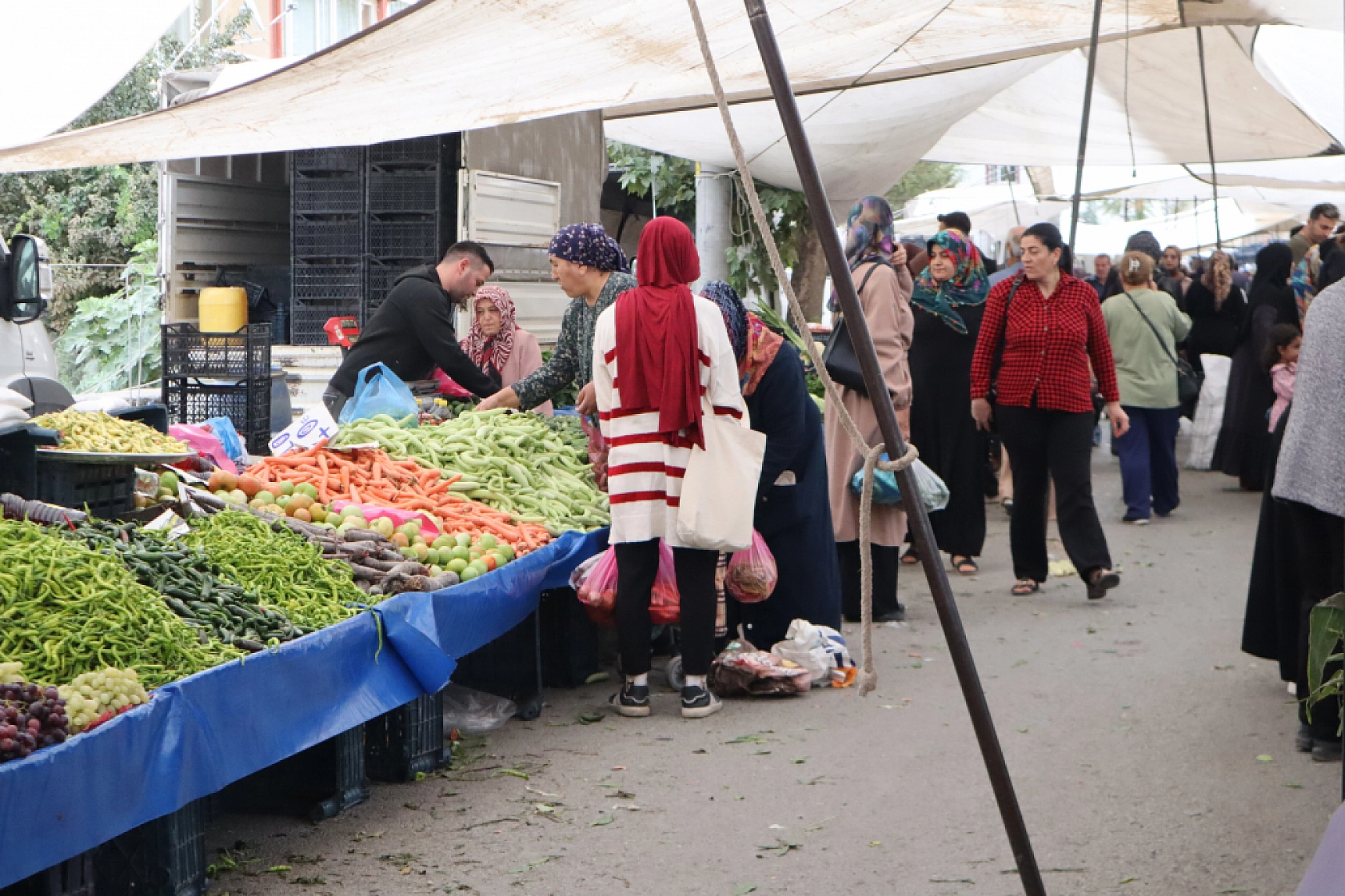 Pazarda ilginç tablo: Domates ucuz, şeftali el yakıyor