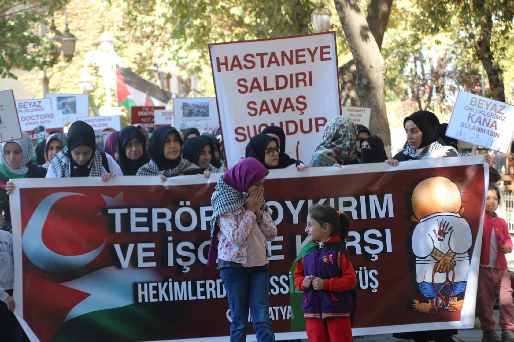 Binlerce Malatyalı  Şehit Yahya Sinvar İçin Haykırdı!