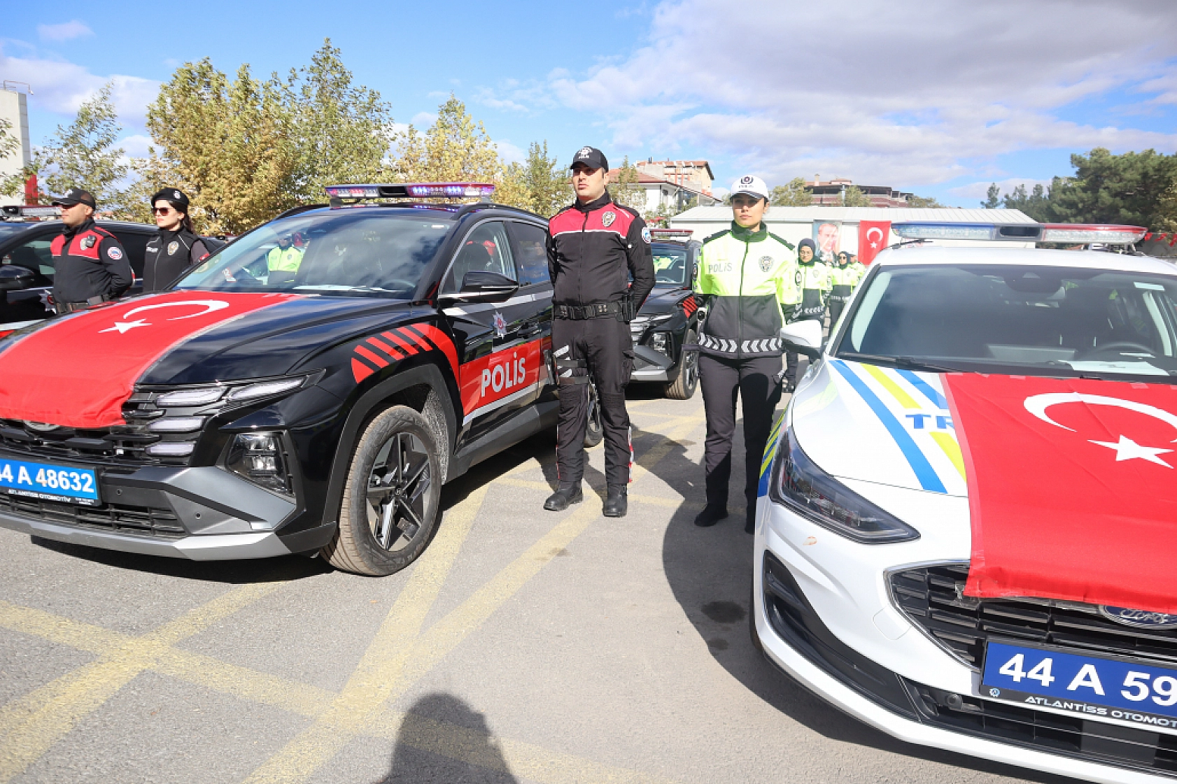 Malatya İl Emniyet Müdürlüğüne 80 Yeni Araç Katıldı