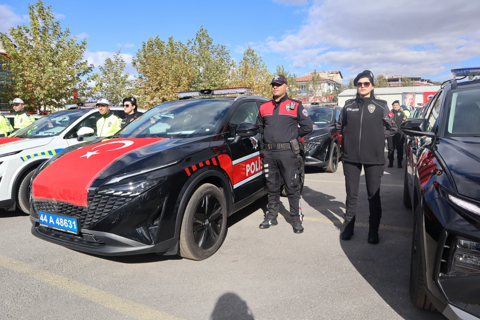 Malatya İl Emniyet Müdürlüğüne 80 Yeni Araç Katıldı
