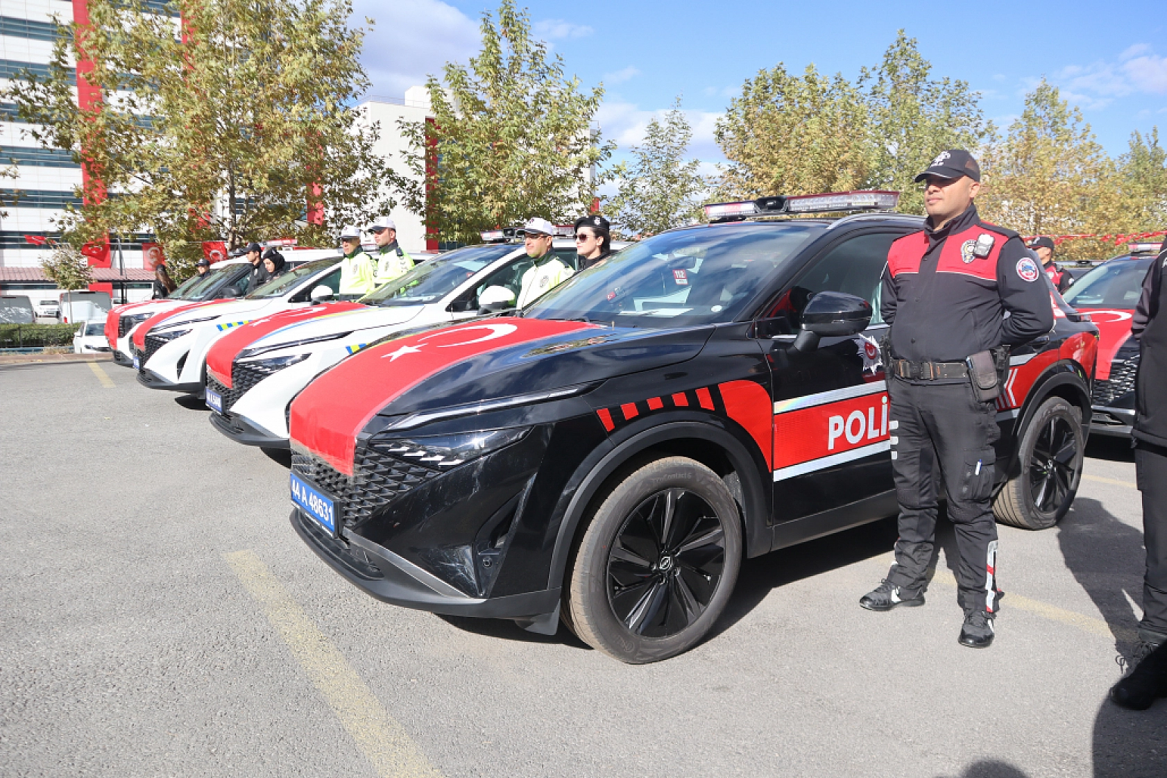 Malatya İl Emniyet Müdürlüğüne 80 Yeni Araç Katıldı