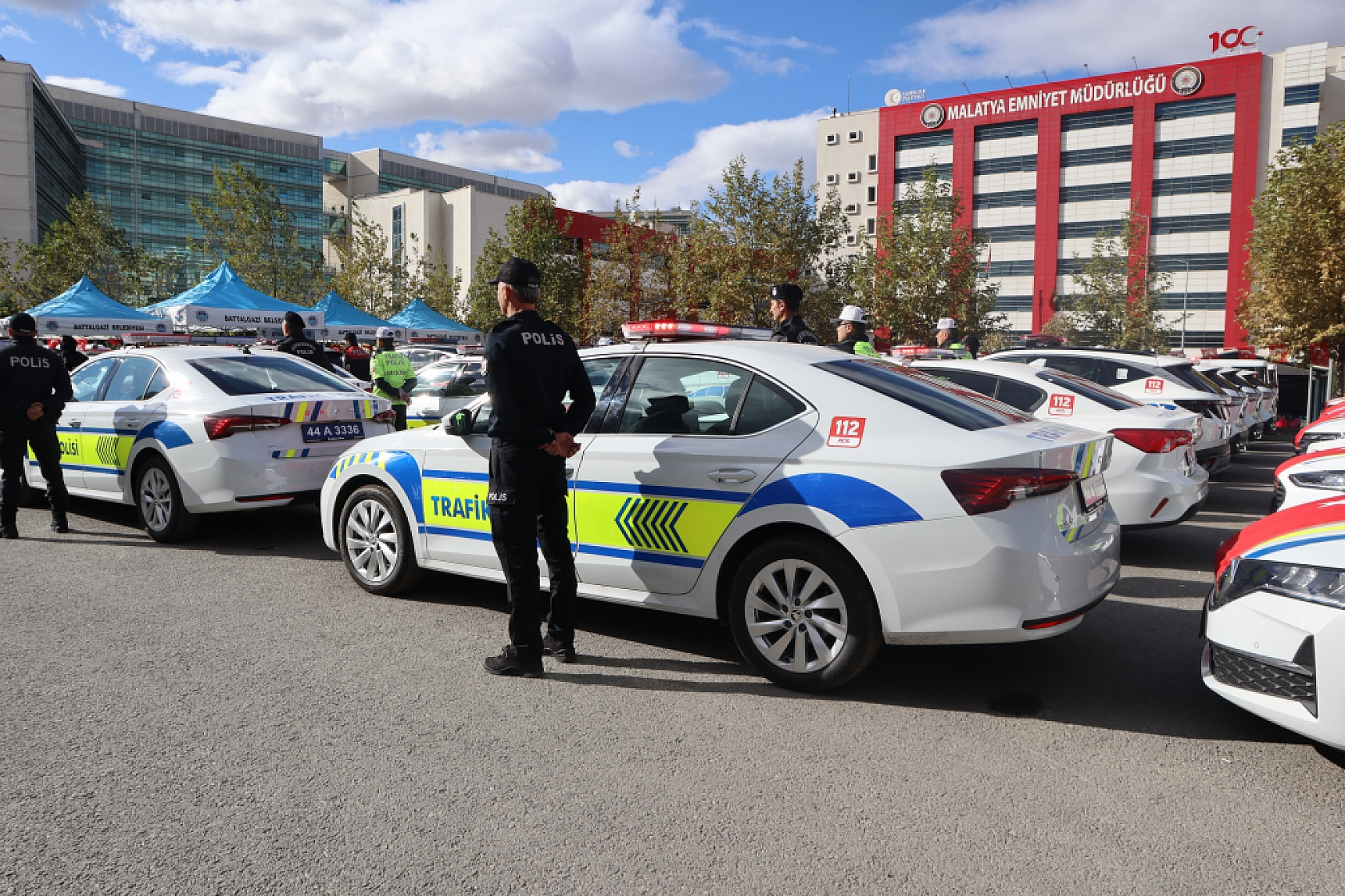 Malatya İl Emniyet Müdürlüğüne 80 Yeni Araç Katıldı
