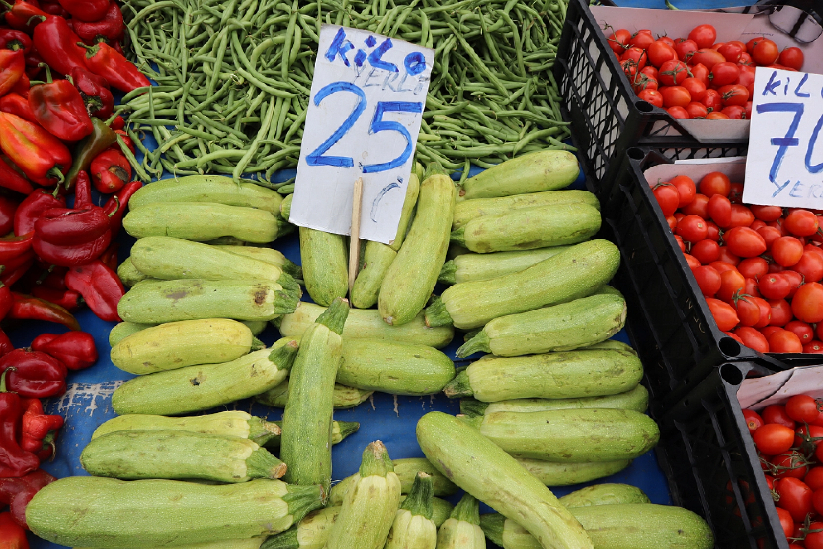 Malatya perşembe pazarında sebze meyve fiyatları....