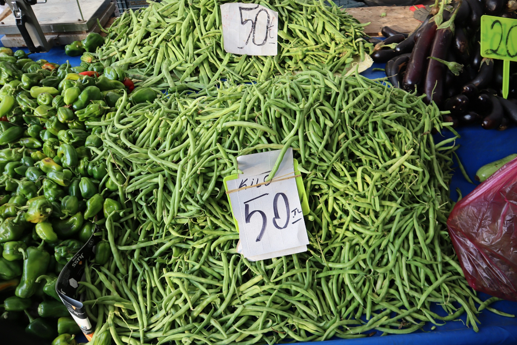 Malatya perşembe pazarında sebze meyve fiyatları....