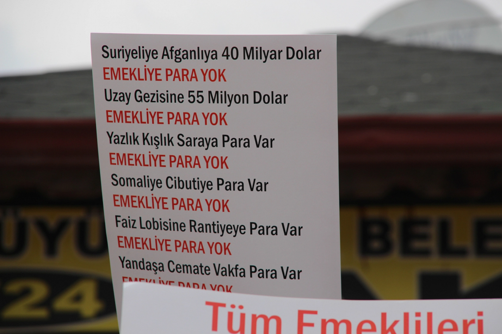 Felaketin faturası emekliye kesildi..! 