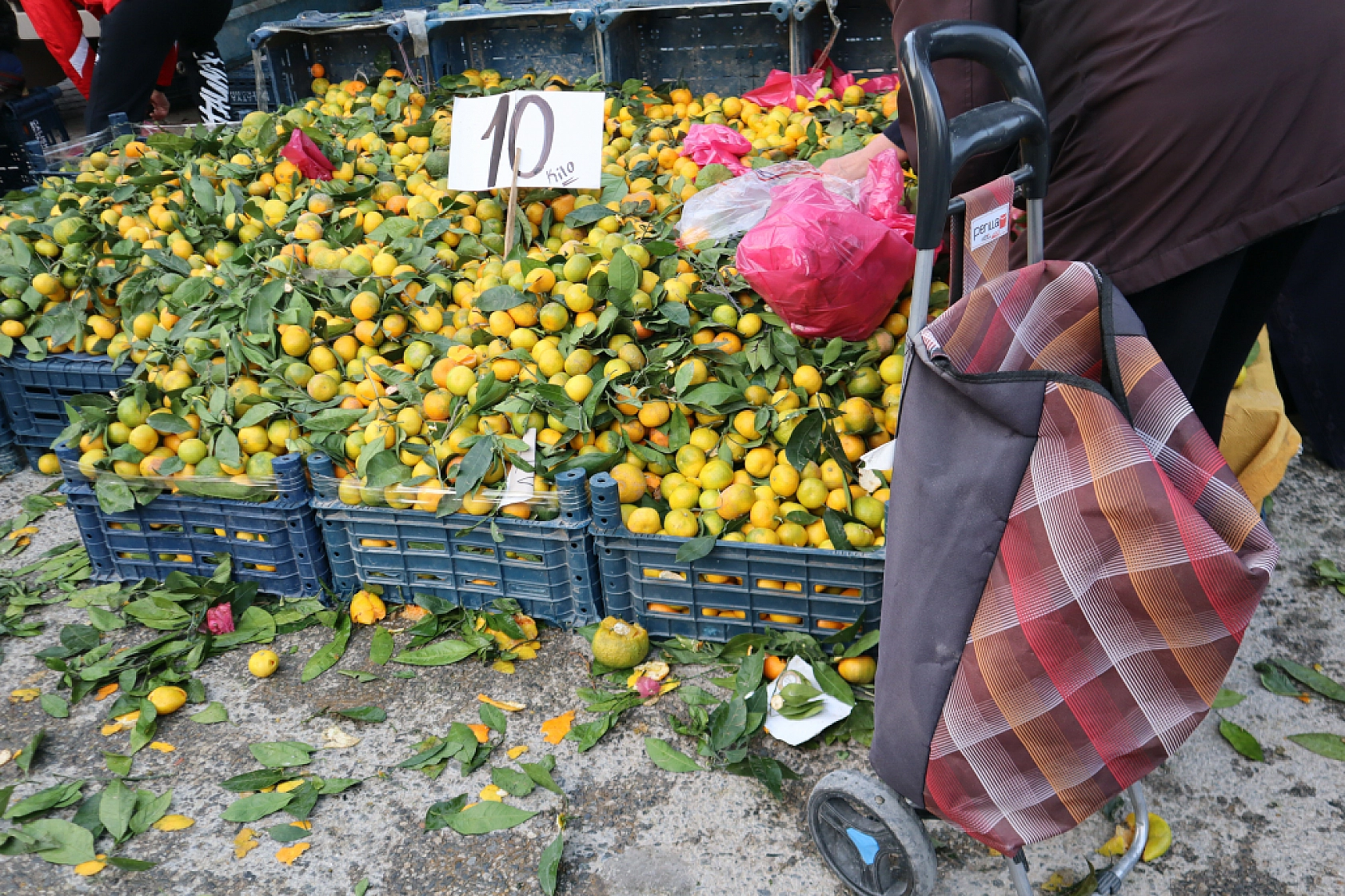 Malatya'da perşembe pazarında sebze fiyatları yüz güldürdü, meyve tezgâhları yine cep yaktı