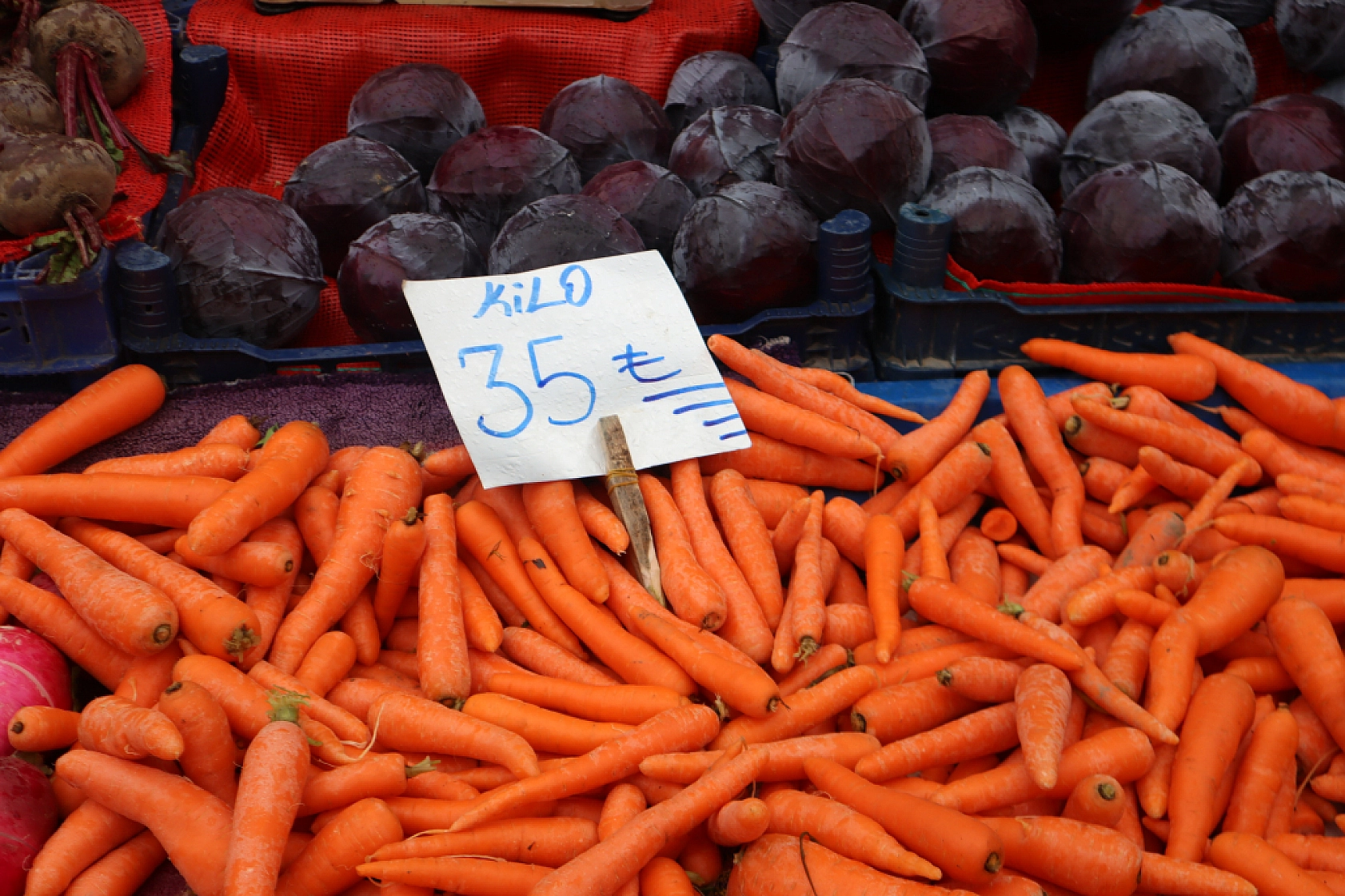 Malatyalılar Soğuk Havaya Rağmen Pazara Akın Ettiler! İşte Güncel Pazar Fiyatları….