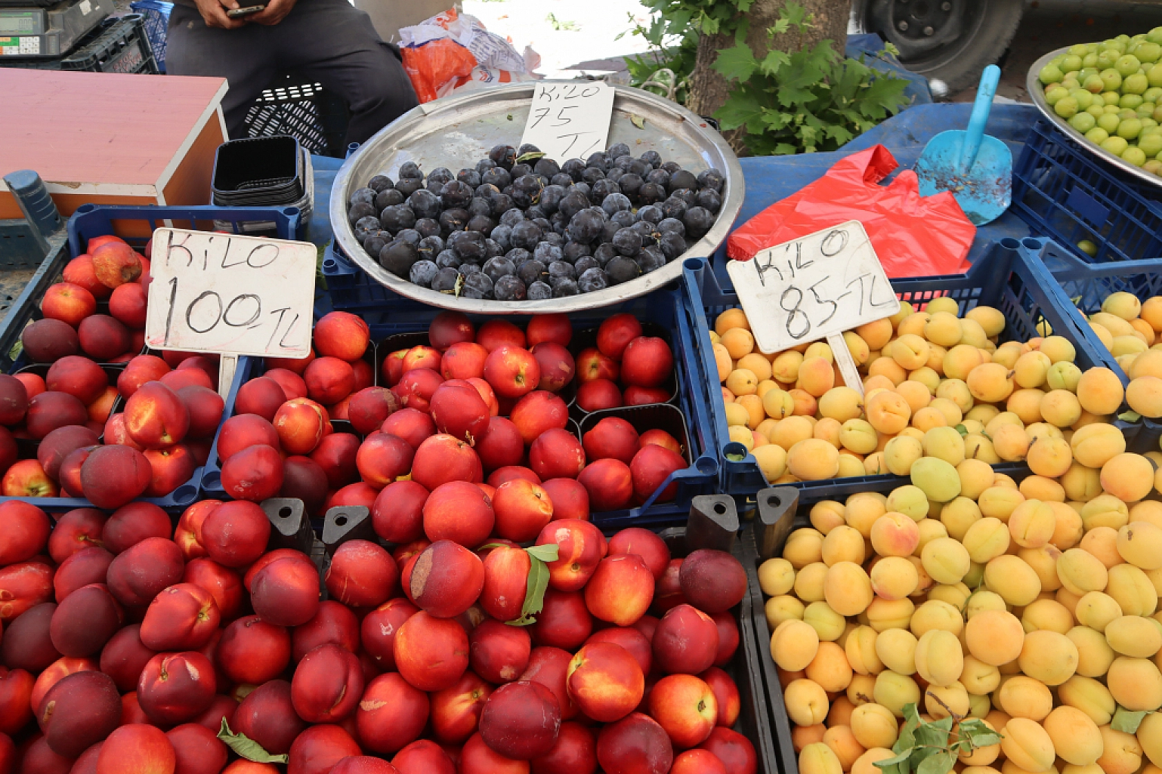 Malatya'da pazar tezgahlarında fiyat tersine döndü: Domates 30 lira, kiraz 250 lira!