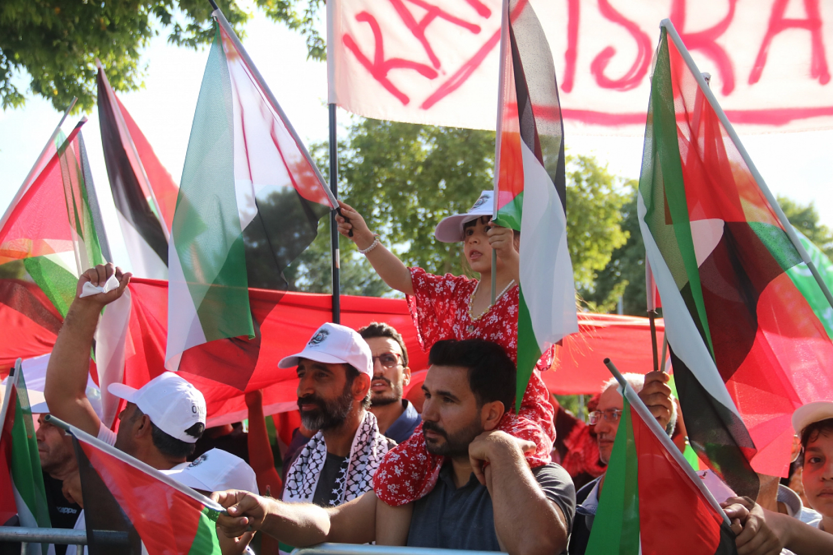 Malatya'da Gazze Mitingi ile İsrail'e Tepki Gösterildi!