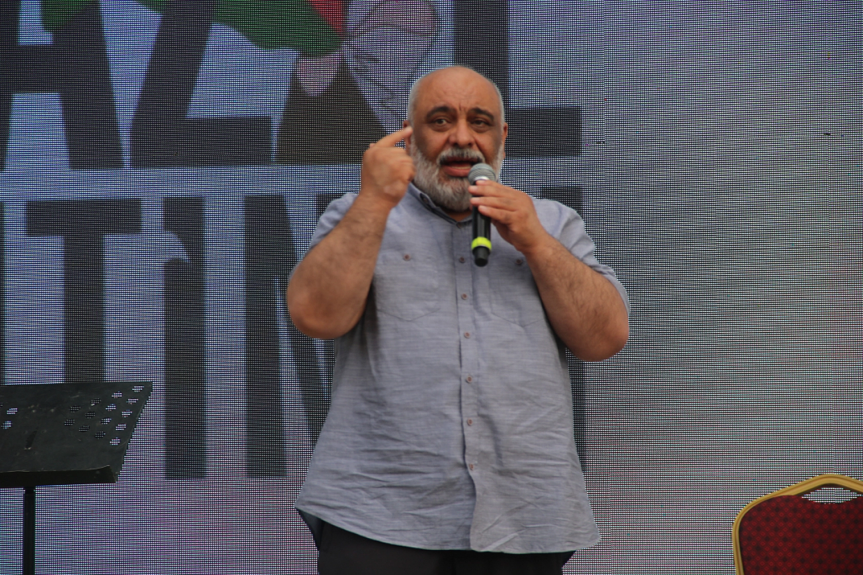 Malatya'da Gazze Mitingi ile İsrail'e Tepki Gösterildi!