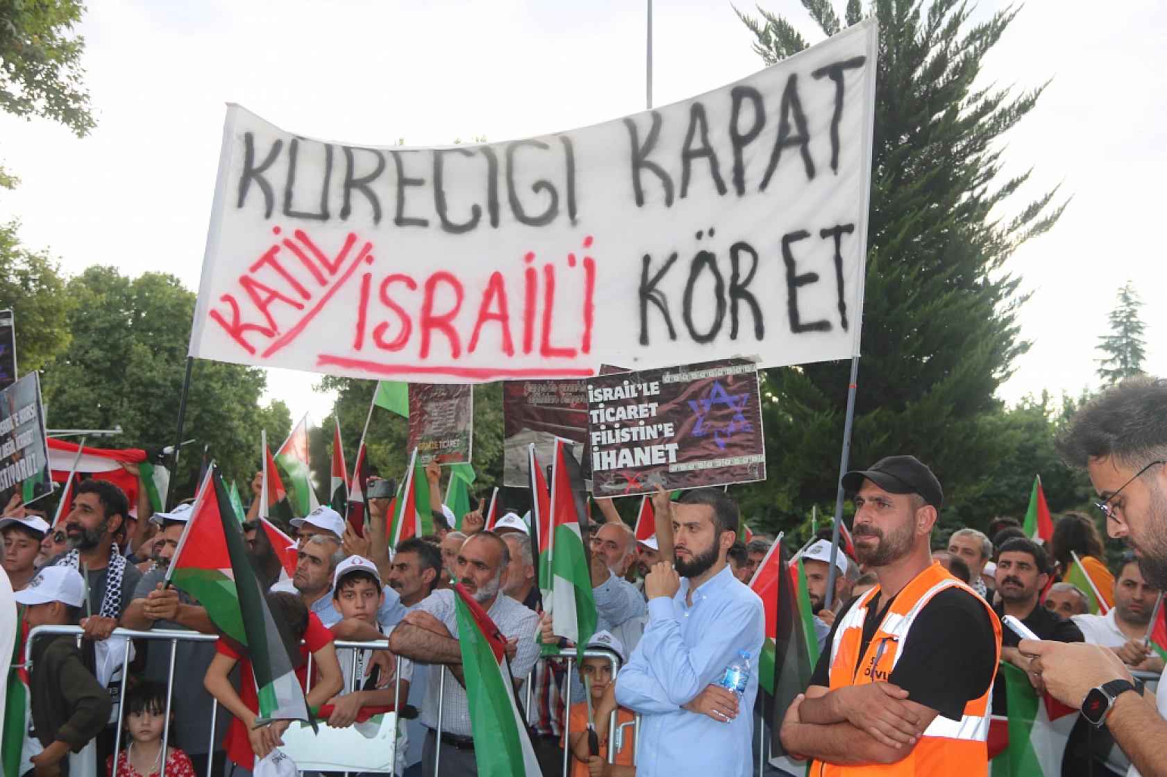 Malatya'da Gazze Mitingi ile İsrail'e Tepki Gösterildi!