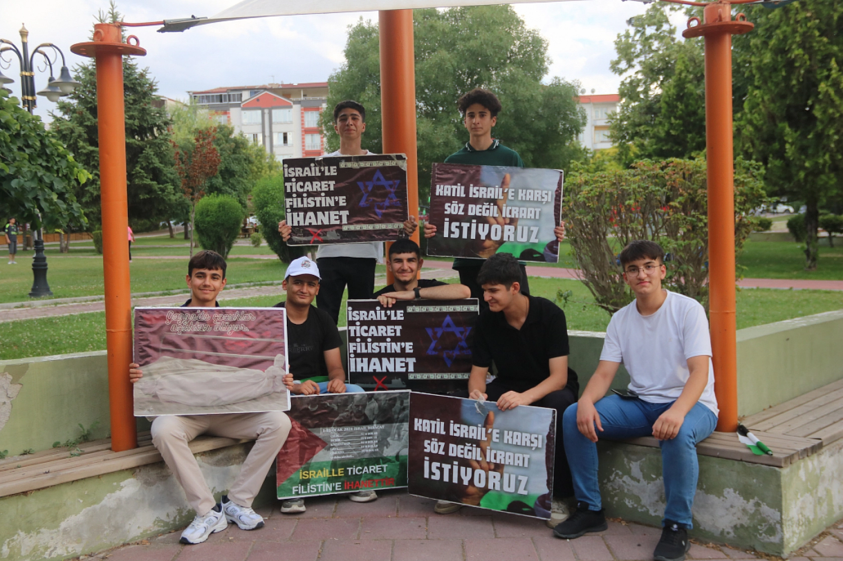 Malatya'da Gazze Mitingi ile İsrail'e Tepki Gösterildi!