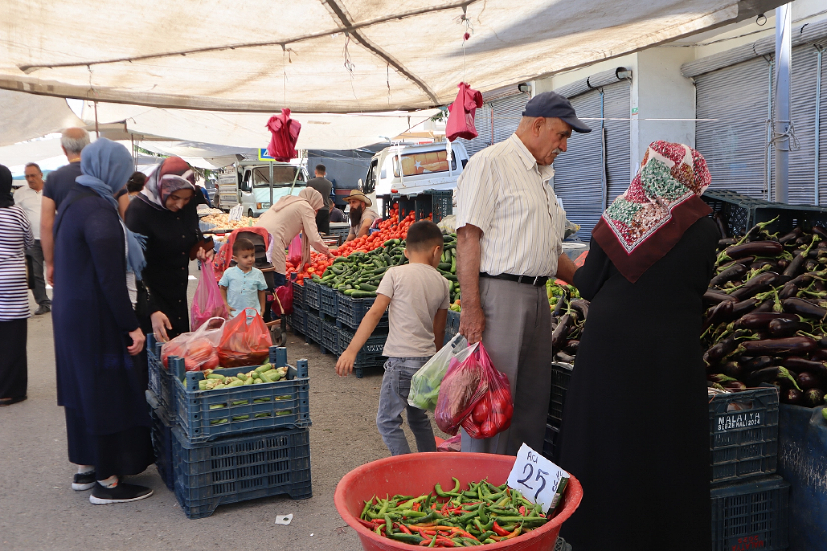 Malatya pazarlarında fiyatlar eriyor: Domates 30, salatalık 15 liraya düştü!