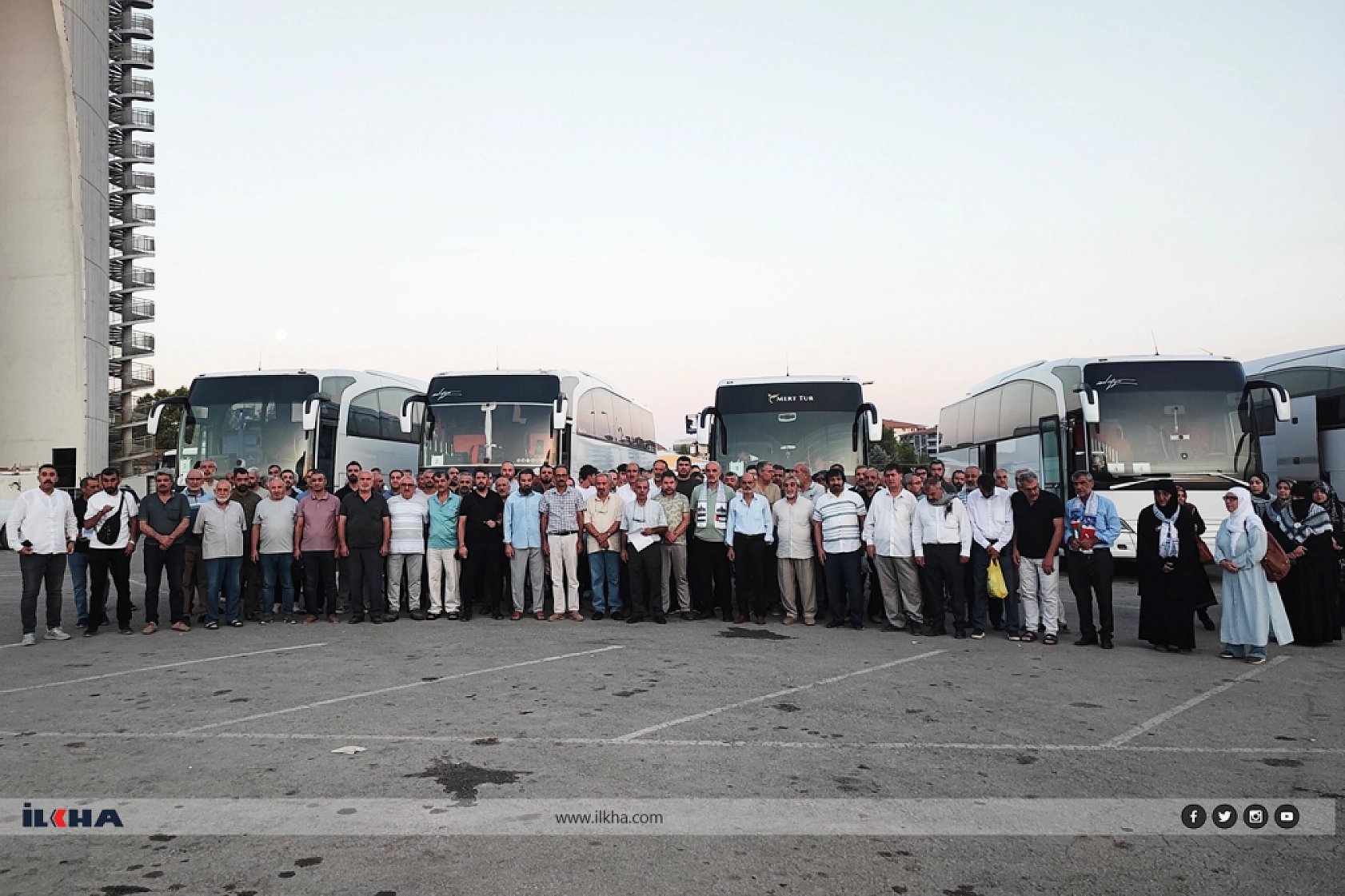 Malatyalılar, 'Gazze'ye İnsani Koridor' yürüyüşüne katılmak için yola çıktı