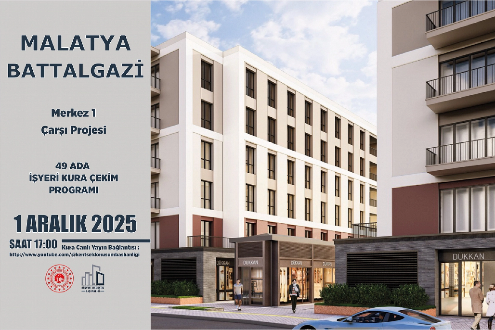 Malatya'da kura heyecanı! Bin 23 konut ve işyerinin hak sahibi belli olacak… İşte detaylar…