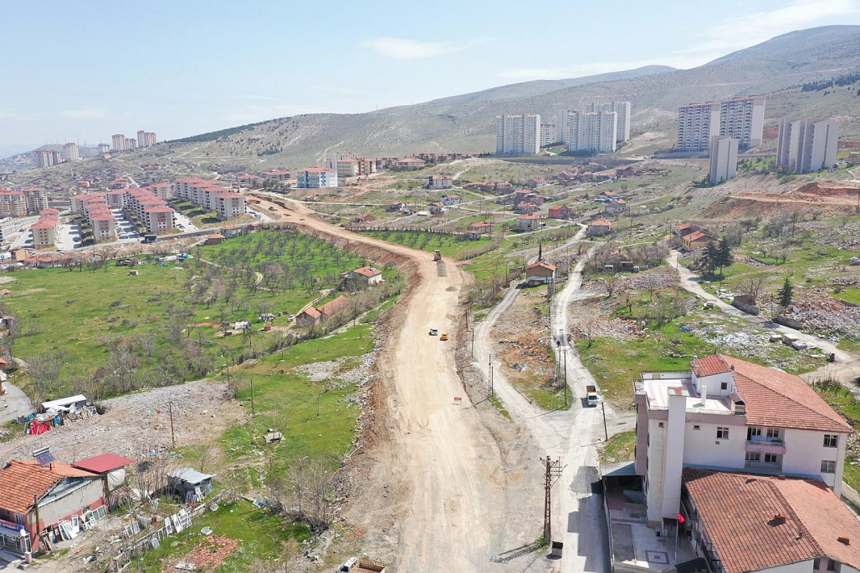 Malatya'ya alternatif yol: 25 metre genişlikte, 4 şeritli olarak hizmete giriyor!