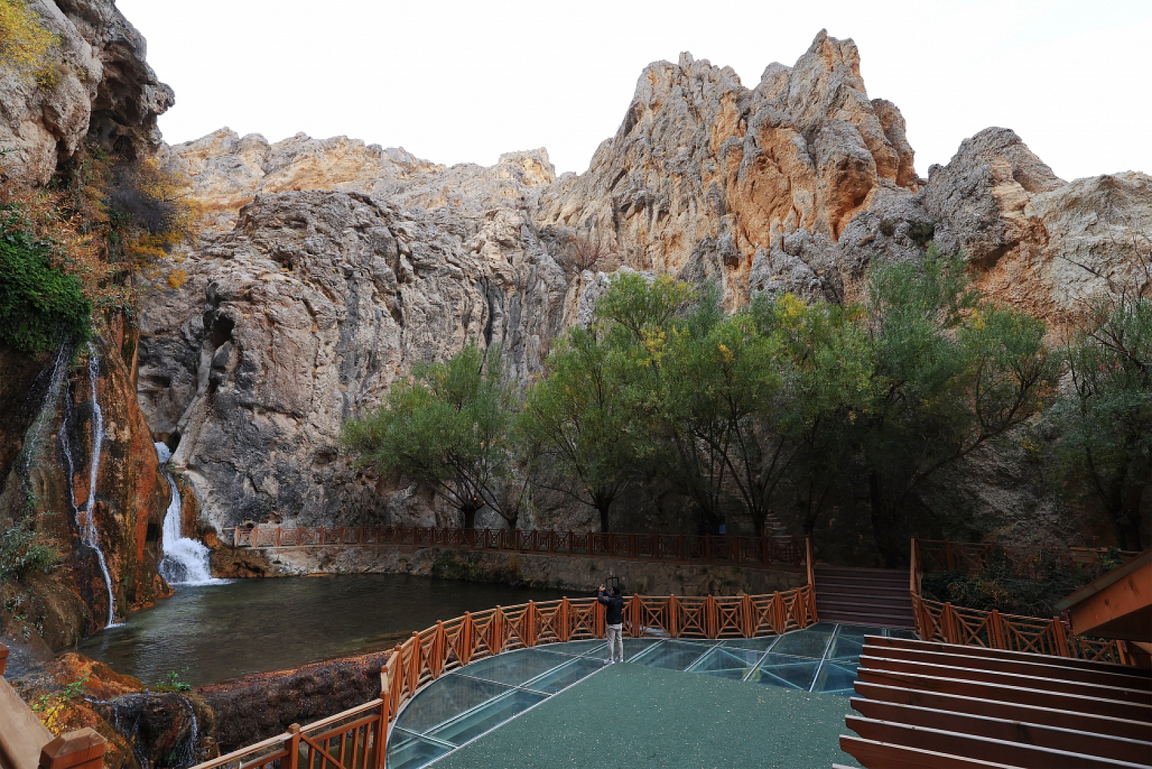 Malatya'da gezi için harika alan: Sonbaharla masal diyarını aratmadı…