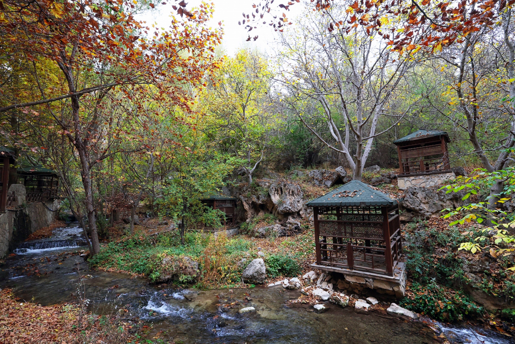 Malatya'da gezi için harika alan: Sonbaharla masal diyarını aratmadı…