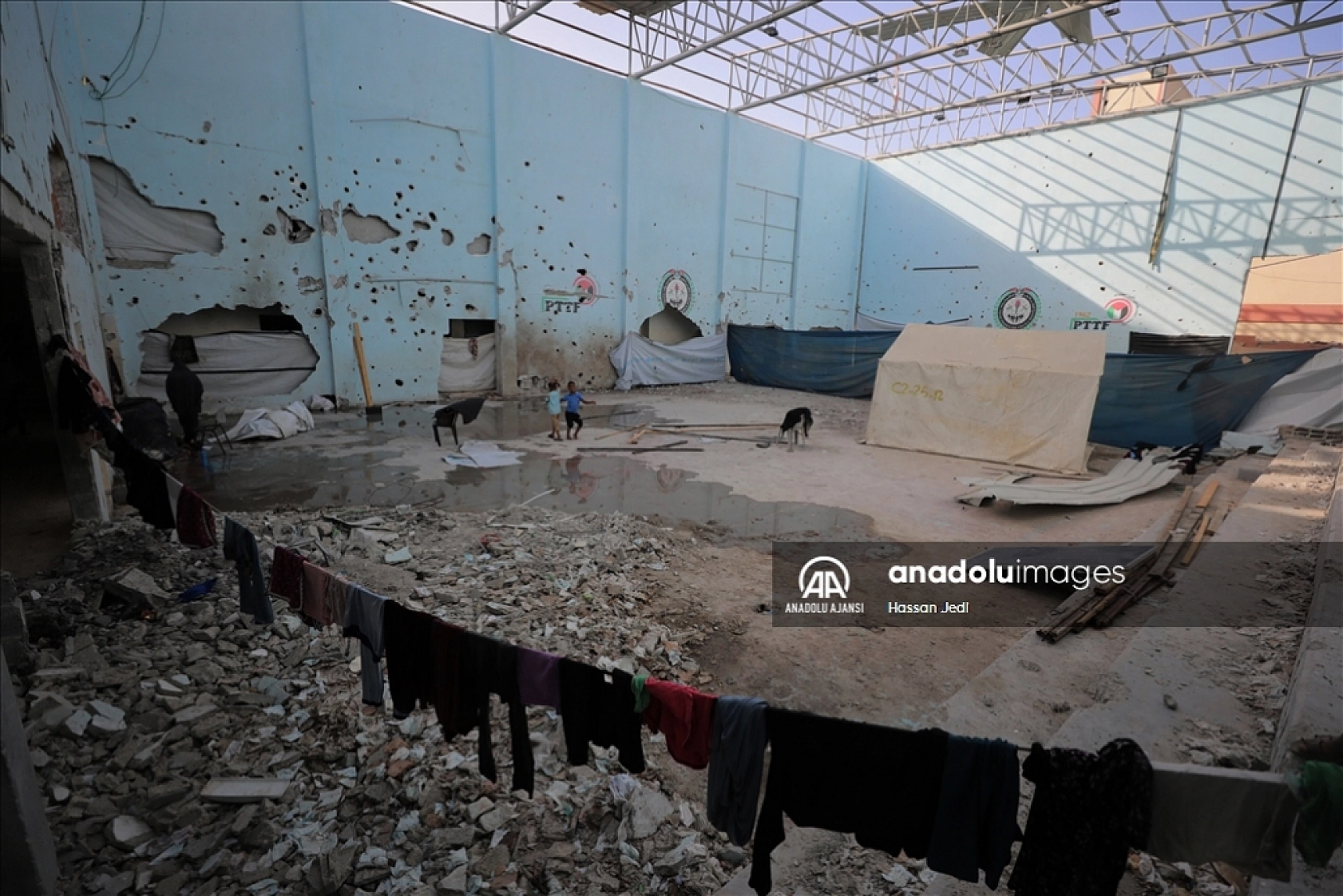 Filistin'deki yıkım Malatya'dan Dünyaya duyuruldu: Yıkılan tesisler, katledilen sporcular…