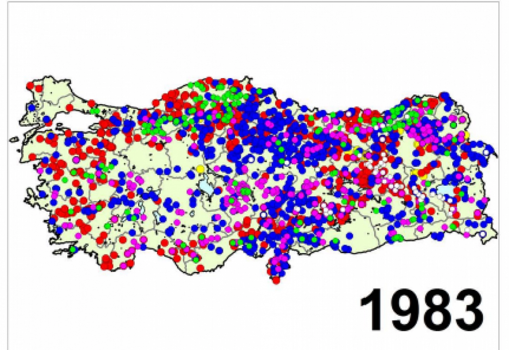 Türkiye'nin Afet Haritası Yayımlandı..! İşte Yıl Yıl Afetin İzleri...!