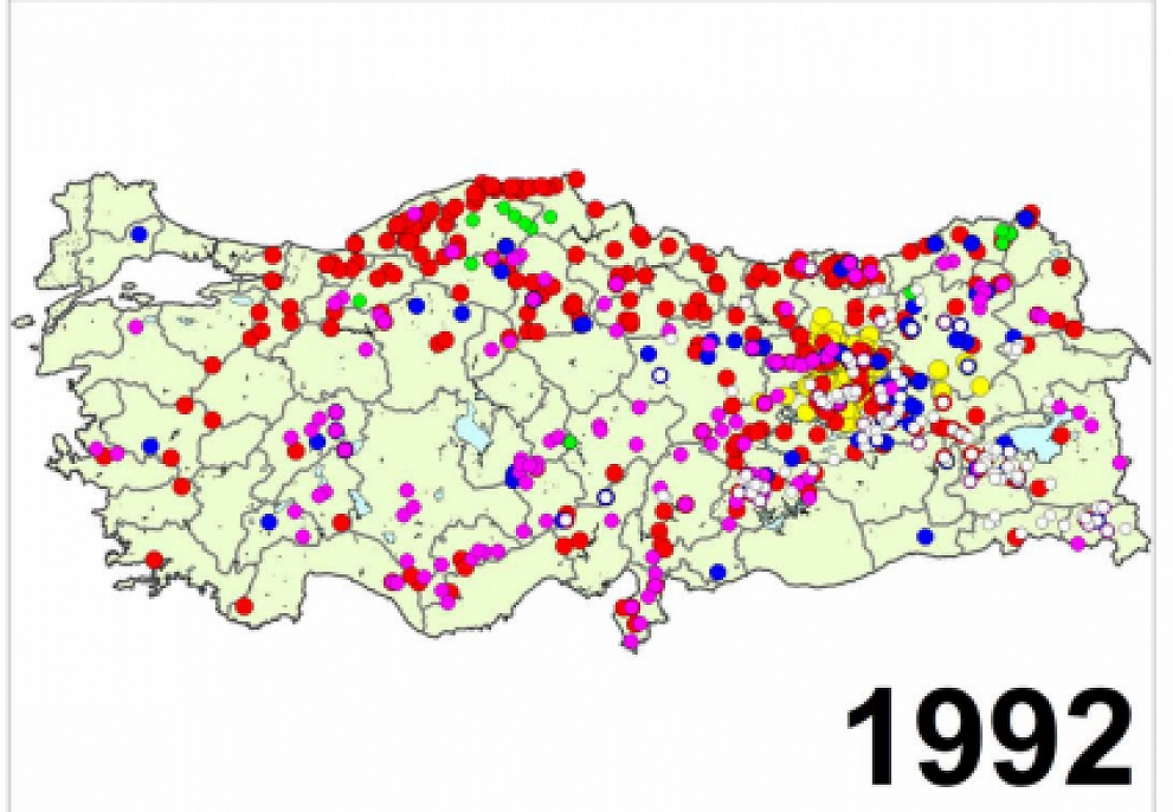 Türkiye'nin Afet Haritası Yayımlandı..! İşte Yıl Yıl Afetin İzleri...!