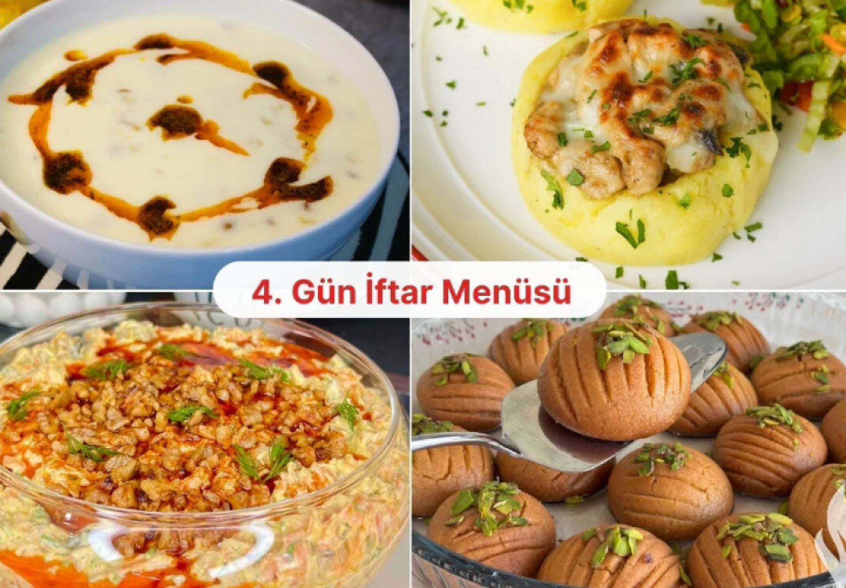Ramazan'ın 4. Günü İçin Nefis İftar Menüsü