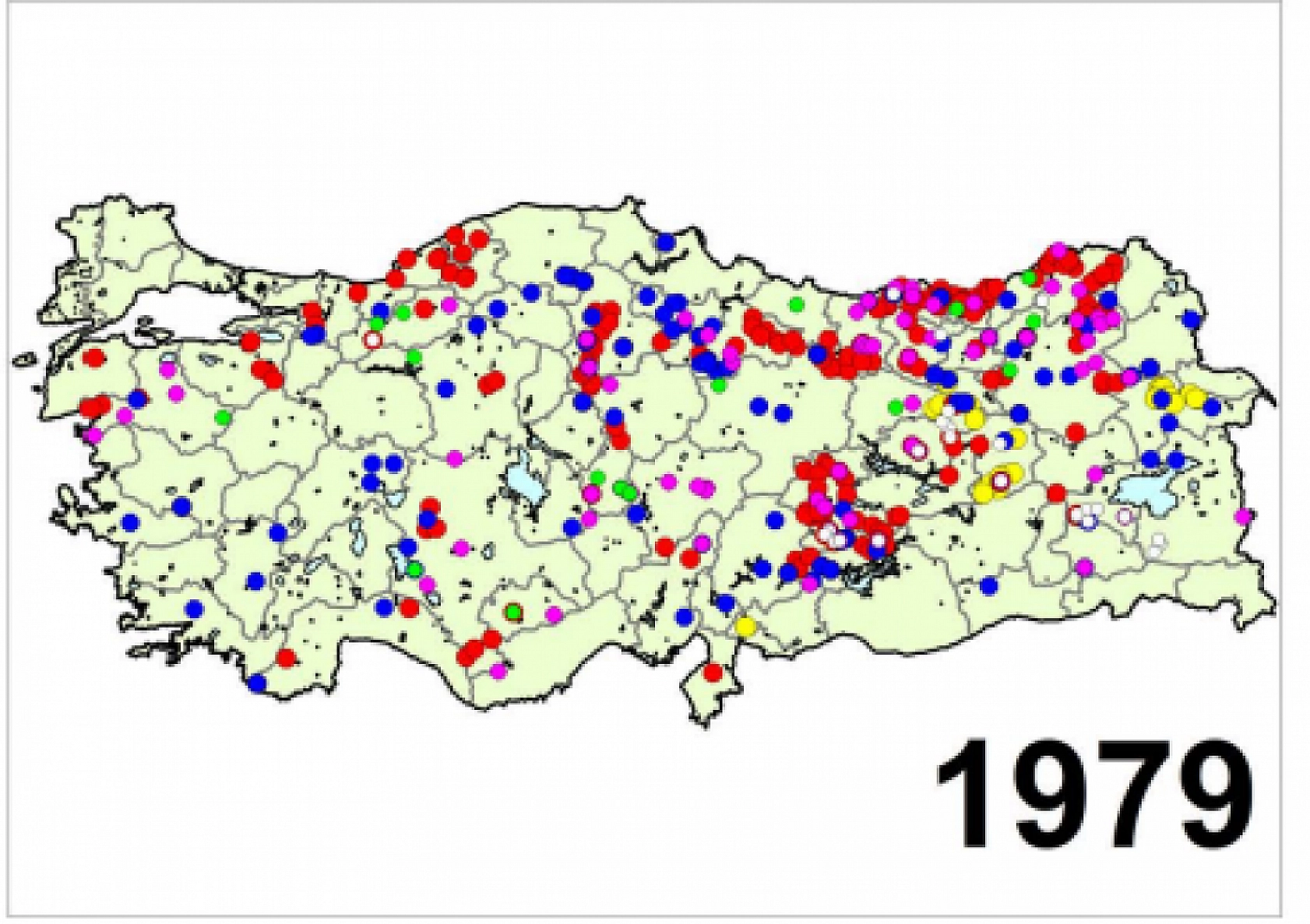 Türkiye'nin Afet Haritası Yayımlandı..! İşte Yıl Yıl Afetin İzleri...!