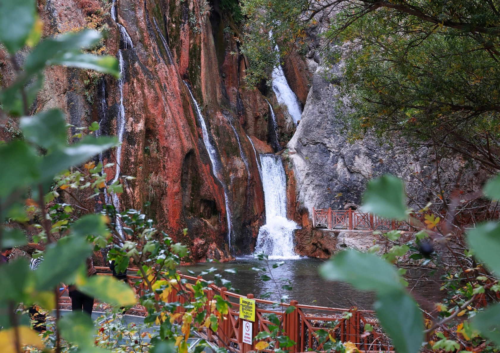 Malatya'da gezi için harika alan: Sonbaharla masal diyarını aratmadı…
